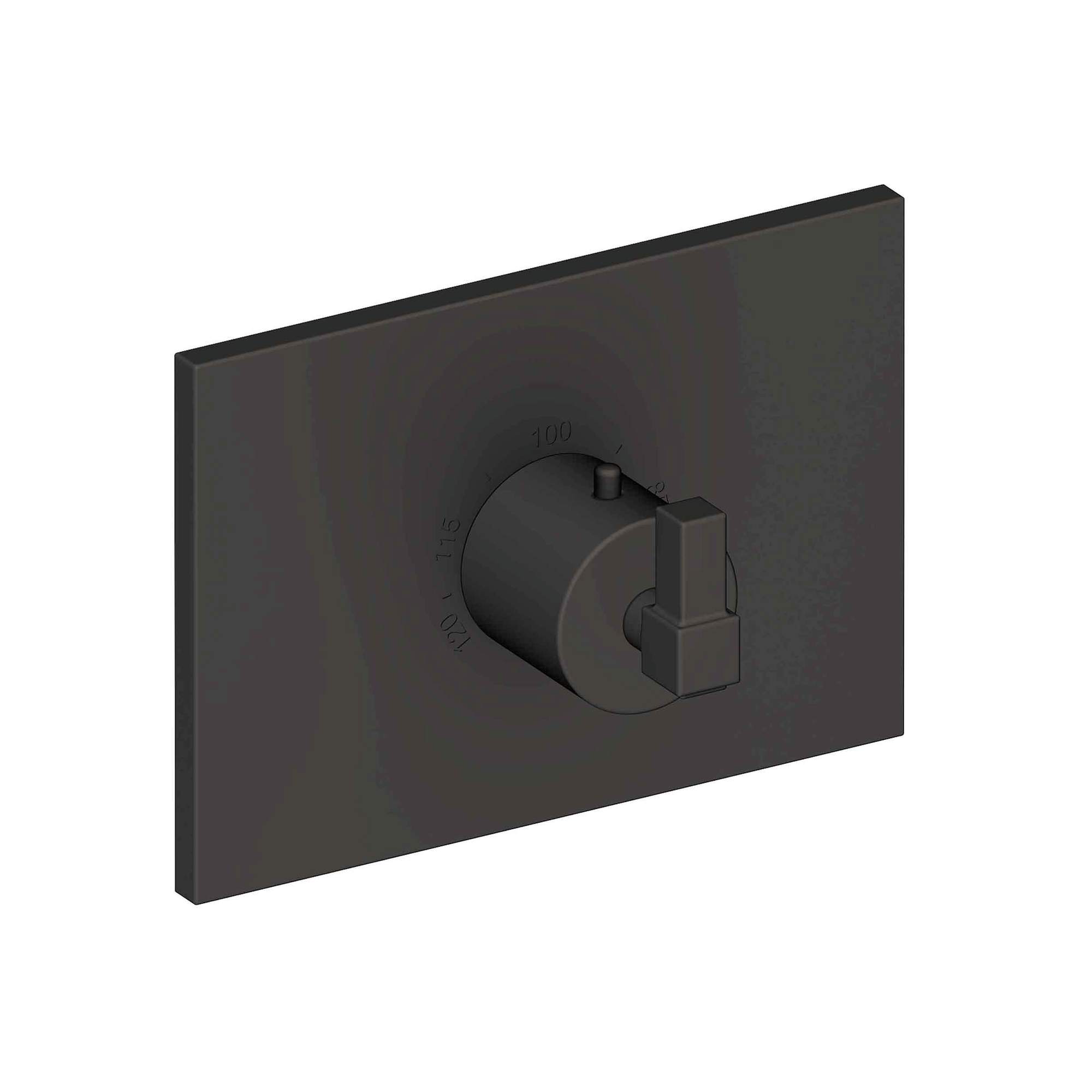 Newport Brass Malvina® 3/4" Square Thermostatic Trim Plate with Handle