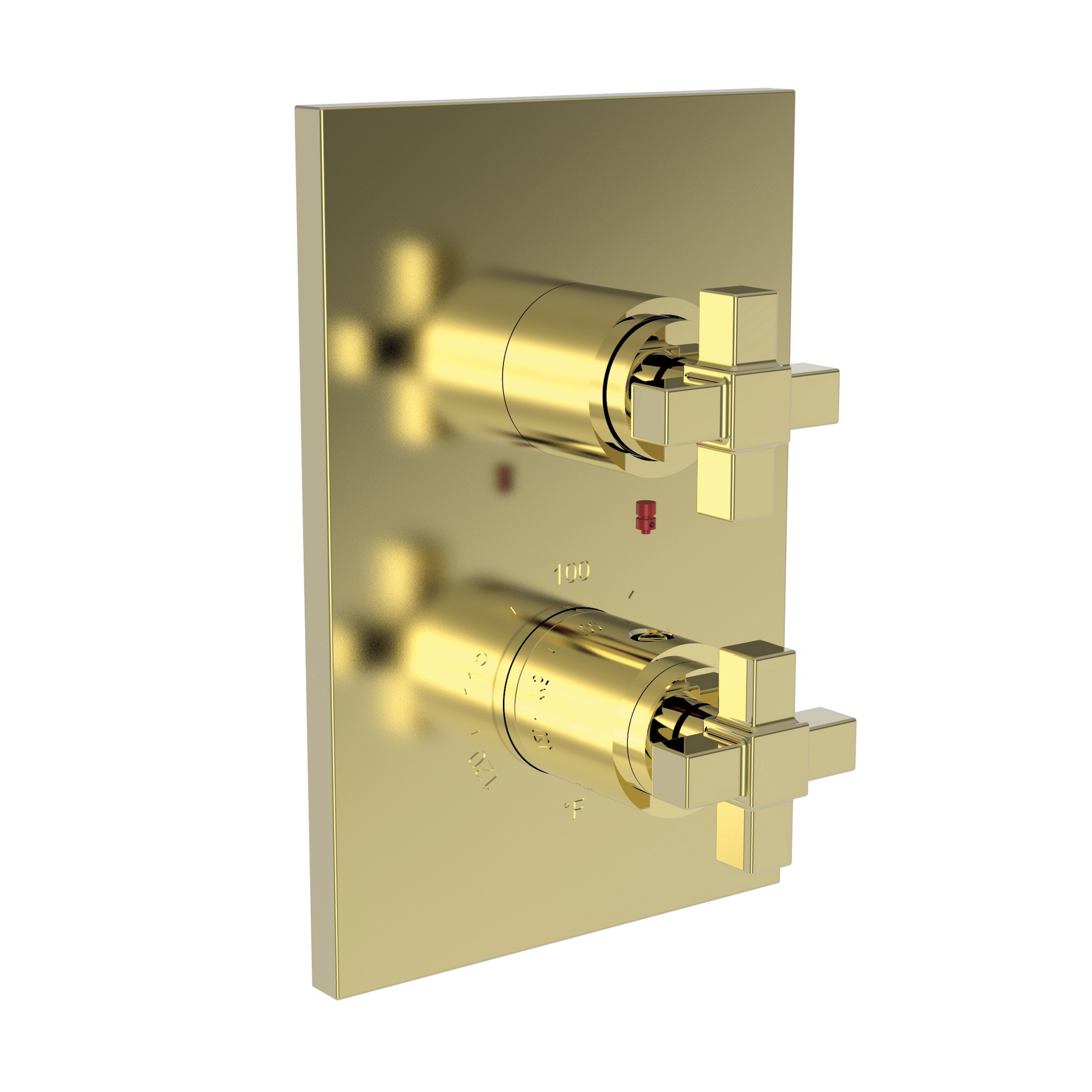Newport Brass Malvina® 1/2" Square Thermostatic Trim Plate with Handle