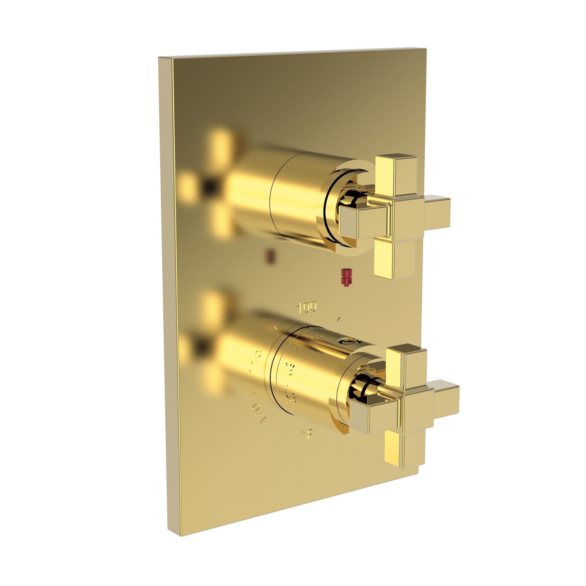 Newport Brass Malvina® 1/2" Square Thermostatic Trim Plate with Handle