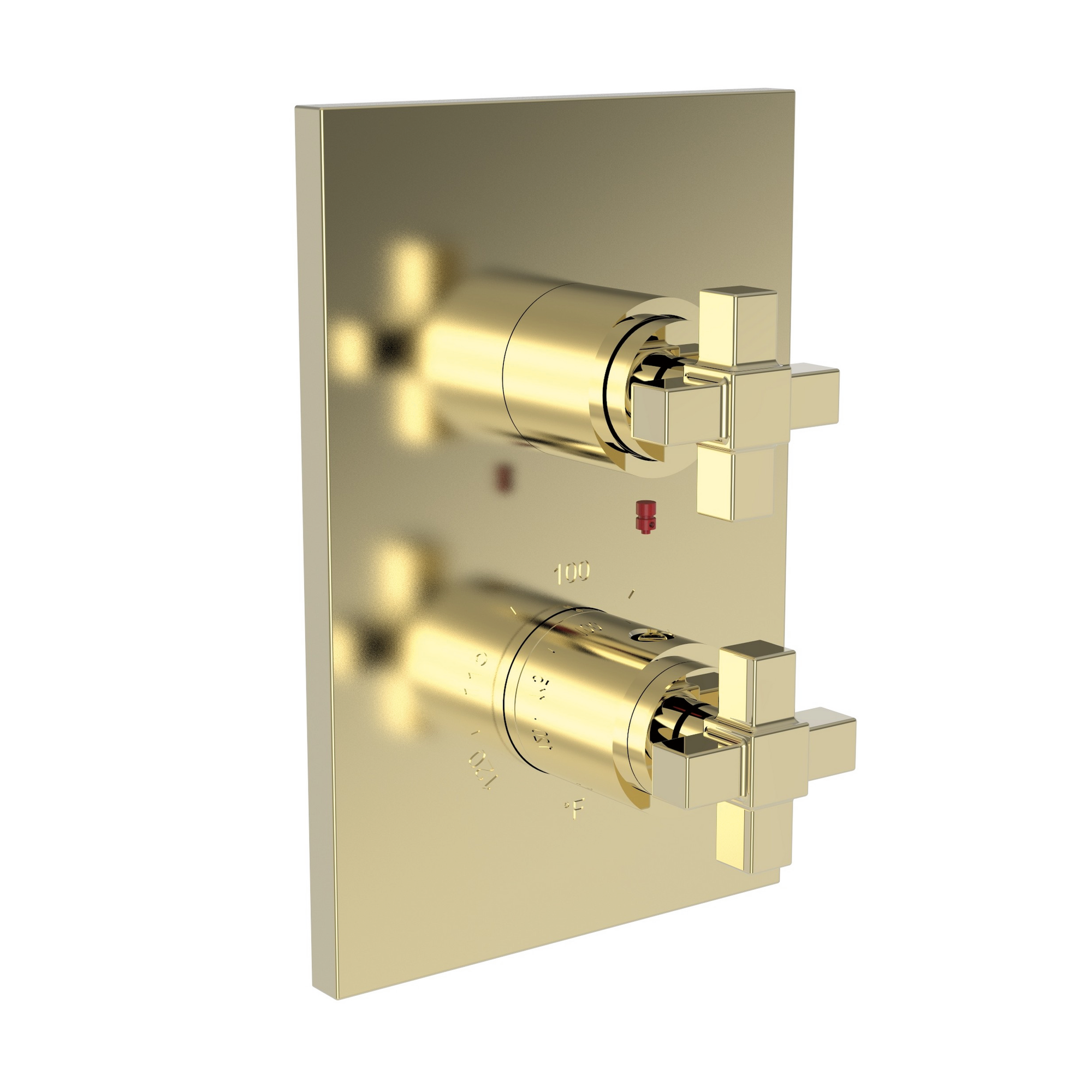 Newport Brass Malvina® 1/2" Square Thermostatic Trim Plate with Handle