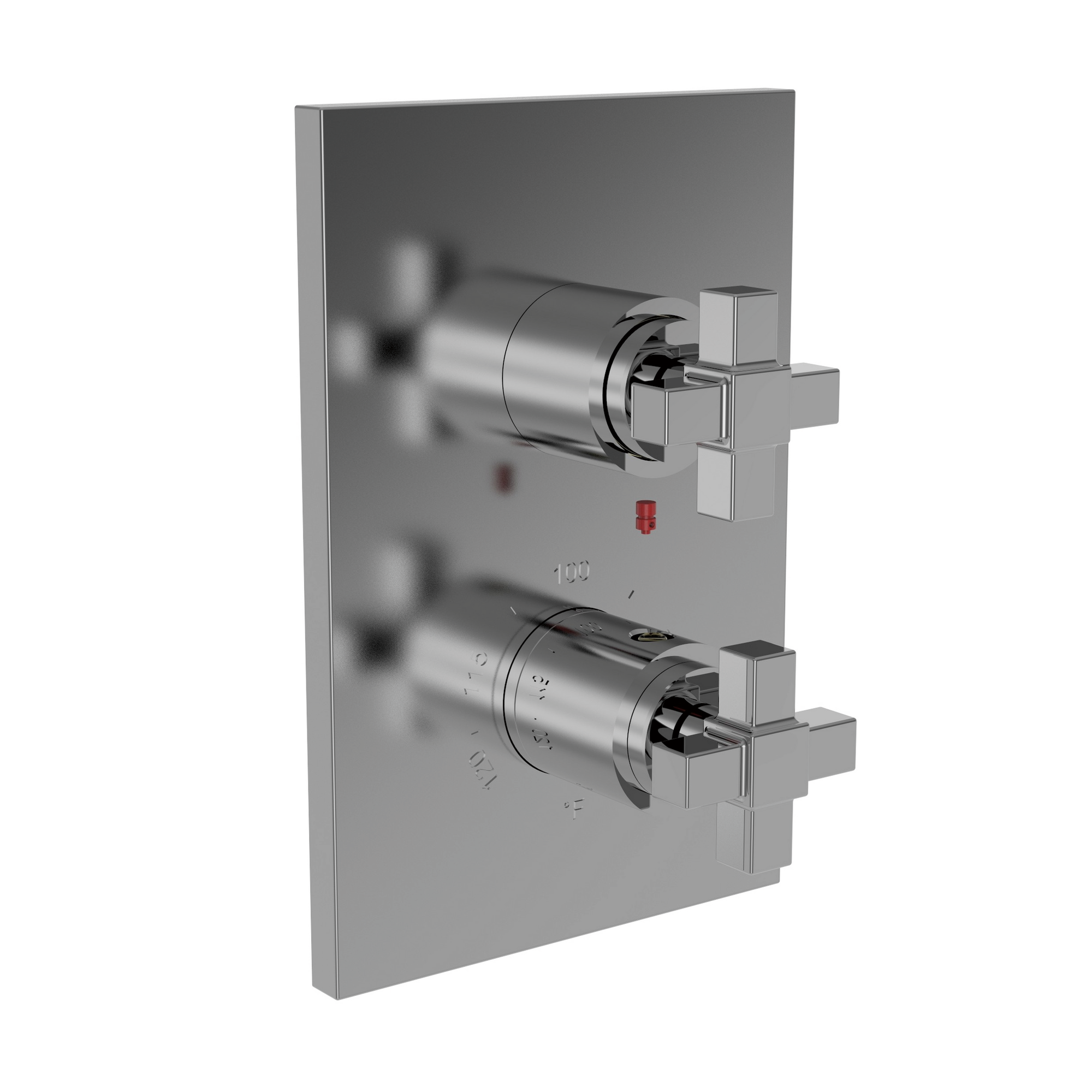 Newport Brass Malvina® 1/2" Square Thermostatic Trim Plate with Handle