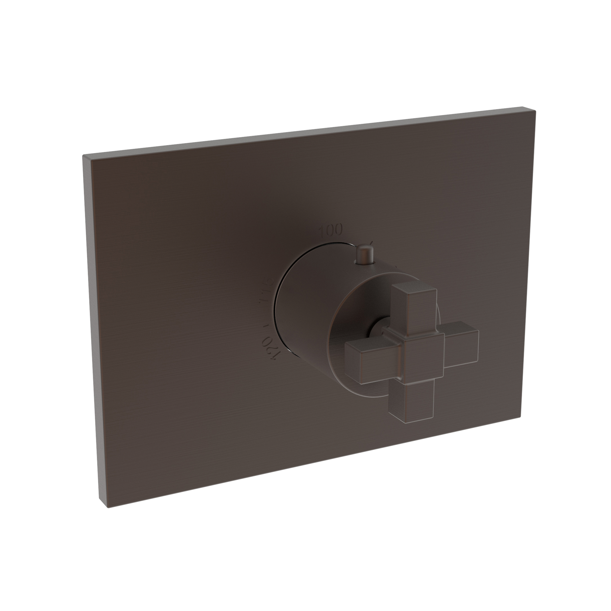 Newport Brass Malvina® 3/4" Square Thermostatic Trim Plate with Handle