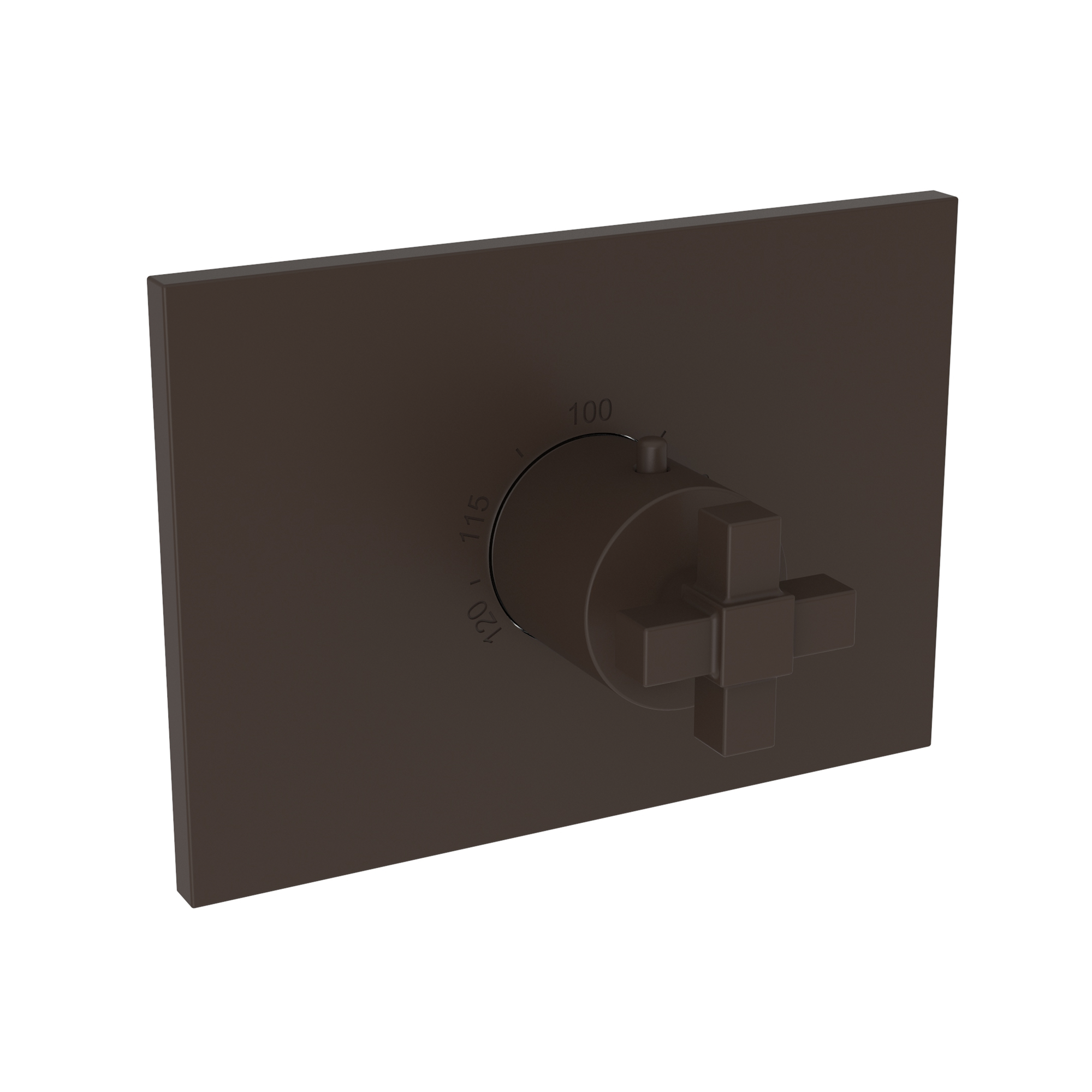 Newport Brass Malvina® 3/4" Square Thermostatic Trim Plate with Handle