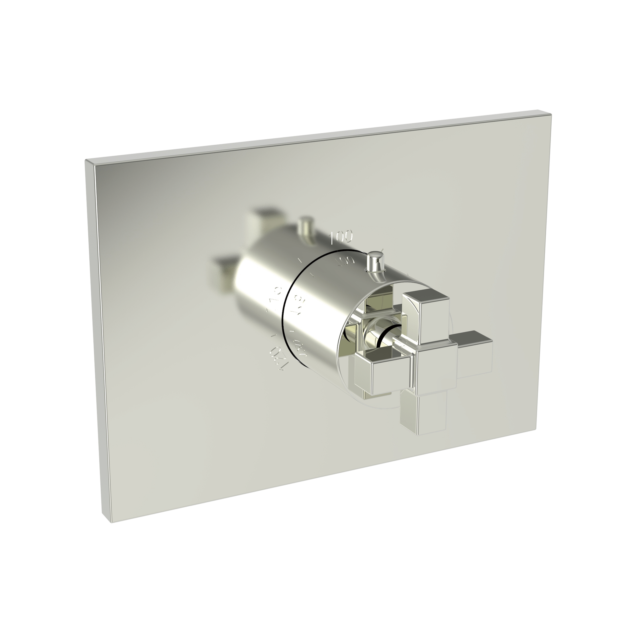 Newport Brass Malvina® 3/4" Square Thermostatic Trim Plate with Handle
