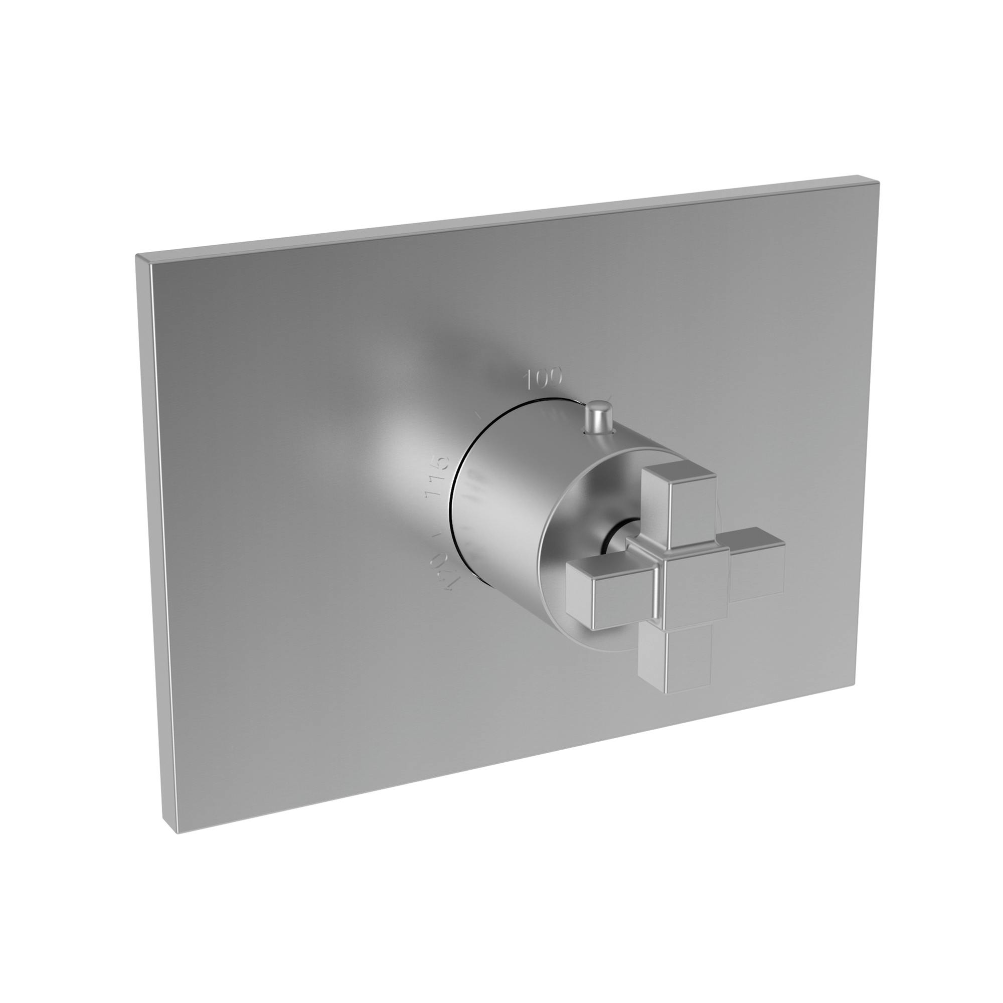 Newport Brass Malvina® 3/4" Square Thermostatic Trim Plate with Handle