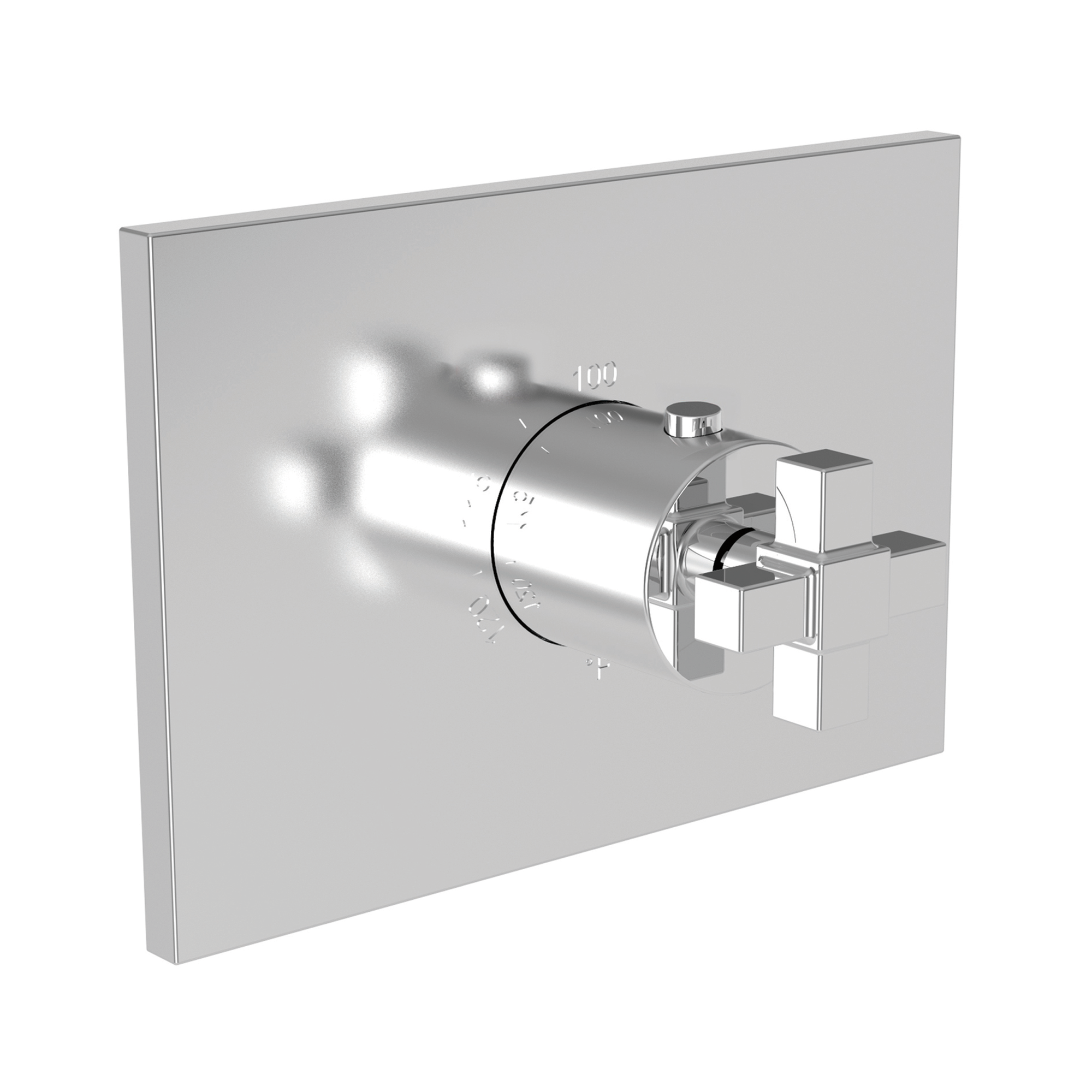 Newport Brass Malvina® 3/4" Square Thermostatic Trim Plate with Handle