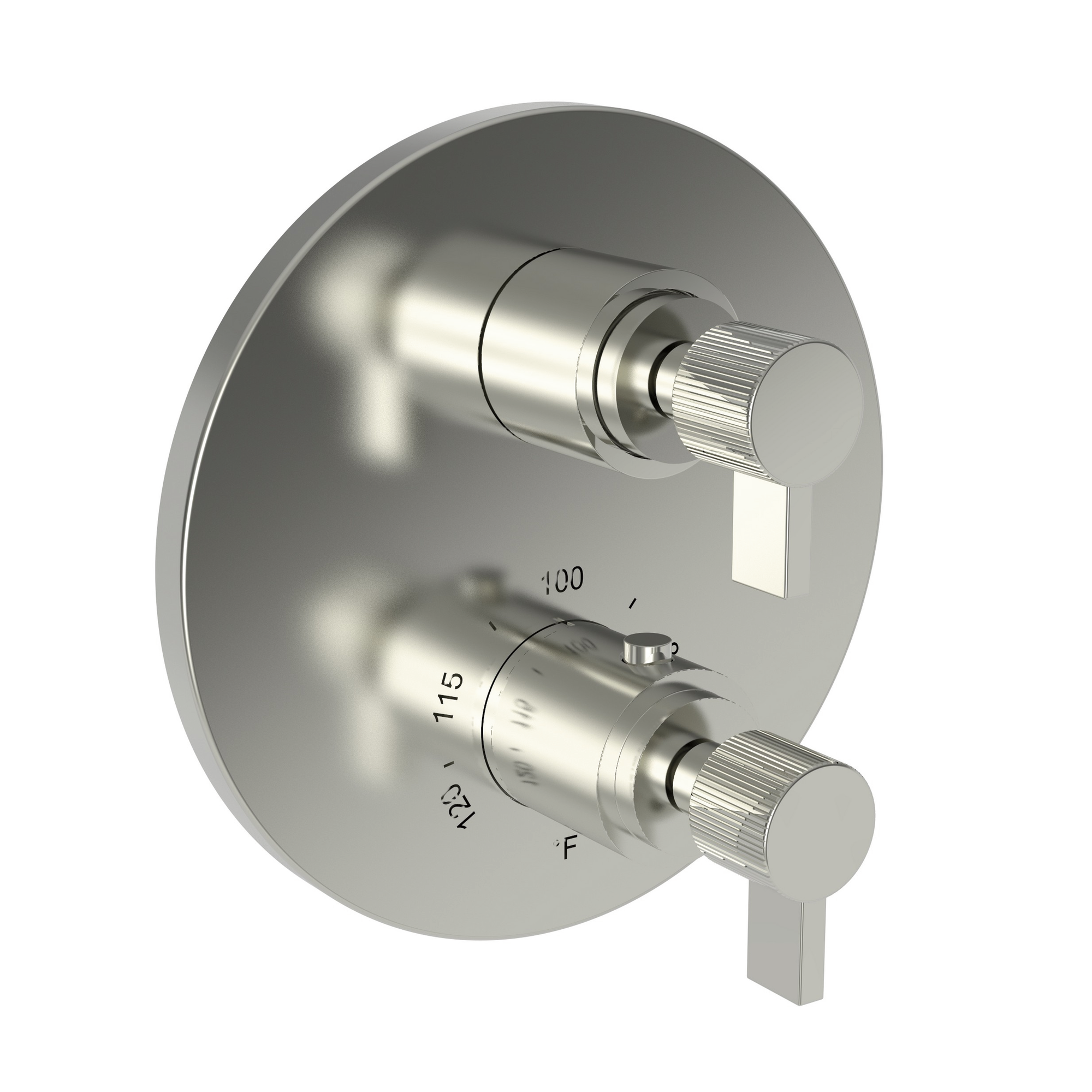 Newport Brass Pardees® 1/2" Round Thermostatic Trim Plate with Handle