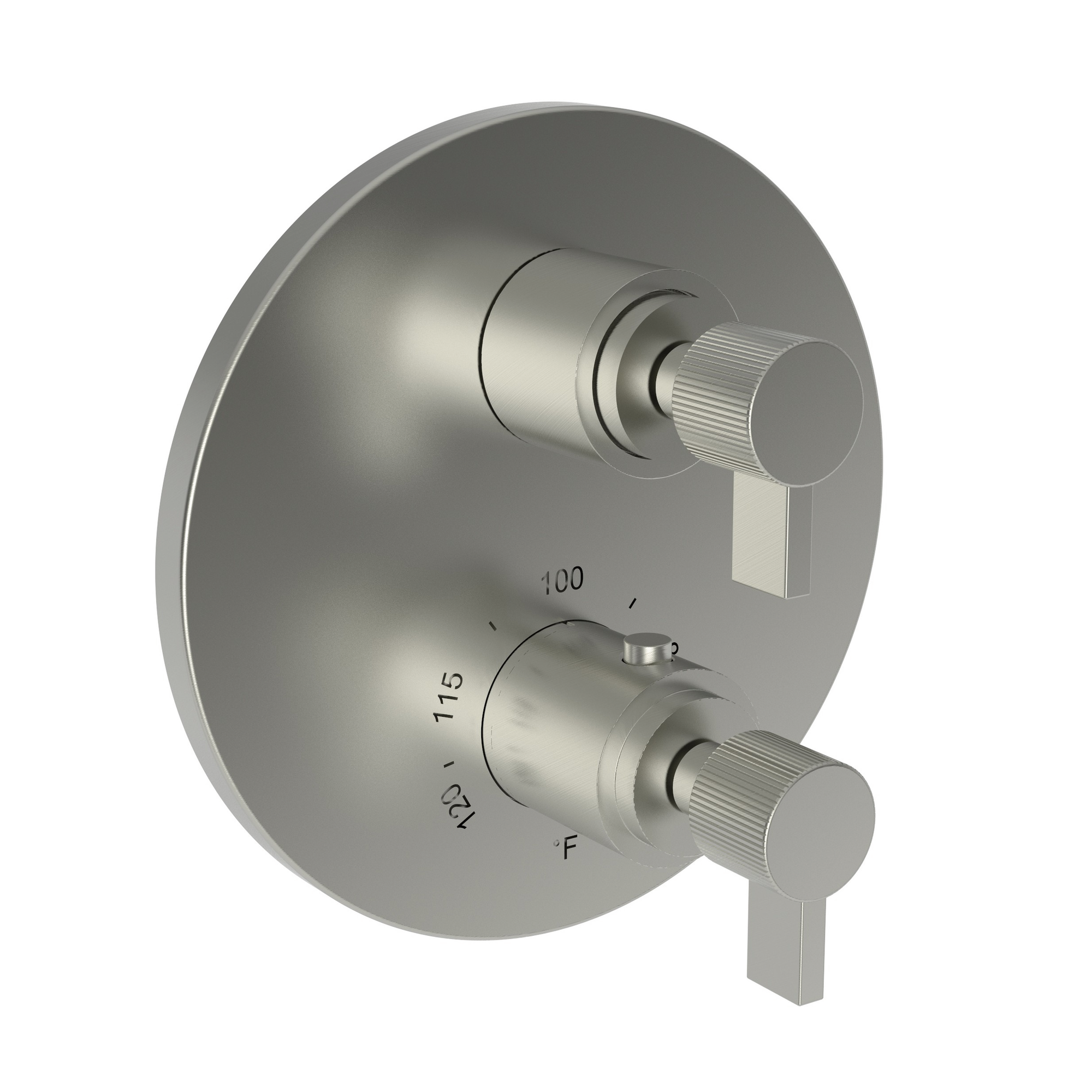 Newport Brass Pardees® 1/2" Round Thermostatic Trim Plate with Handle