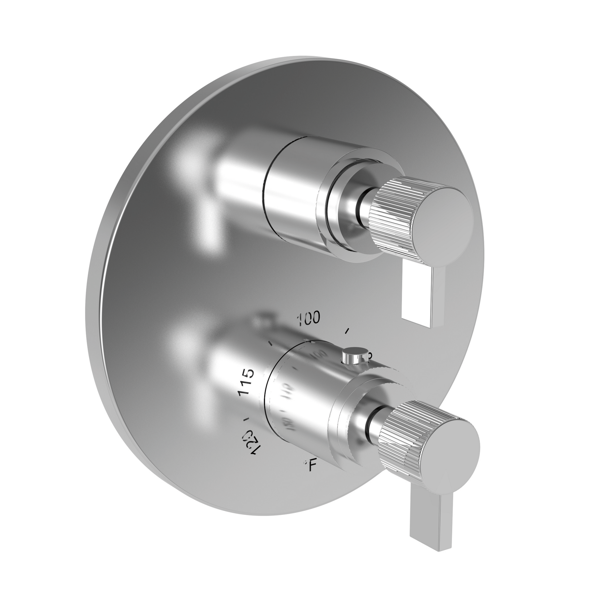 Newport Brass Pardees® 1/2" Round Thermostatic Trim Plate with Handle