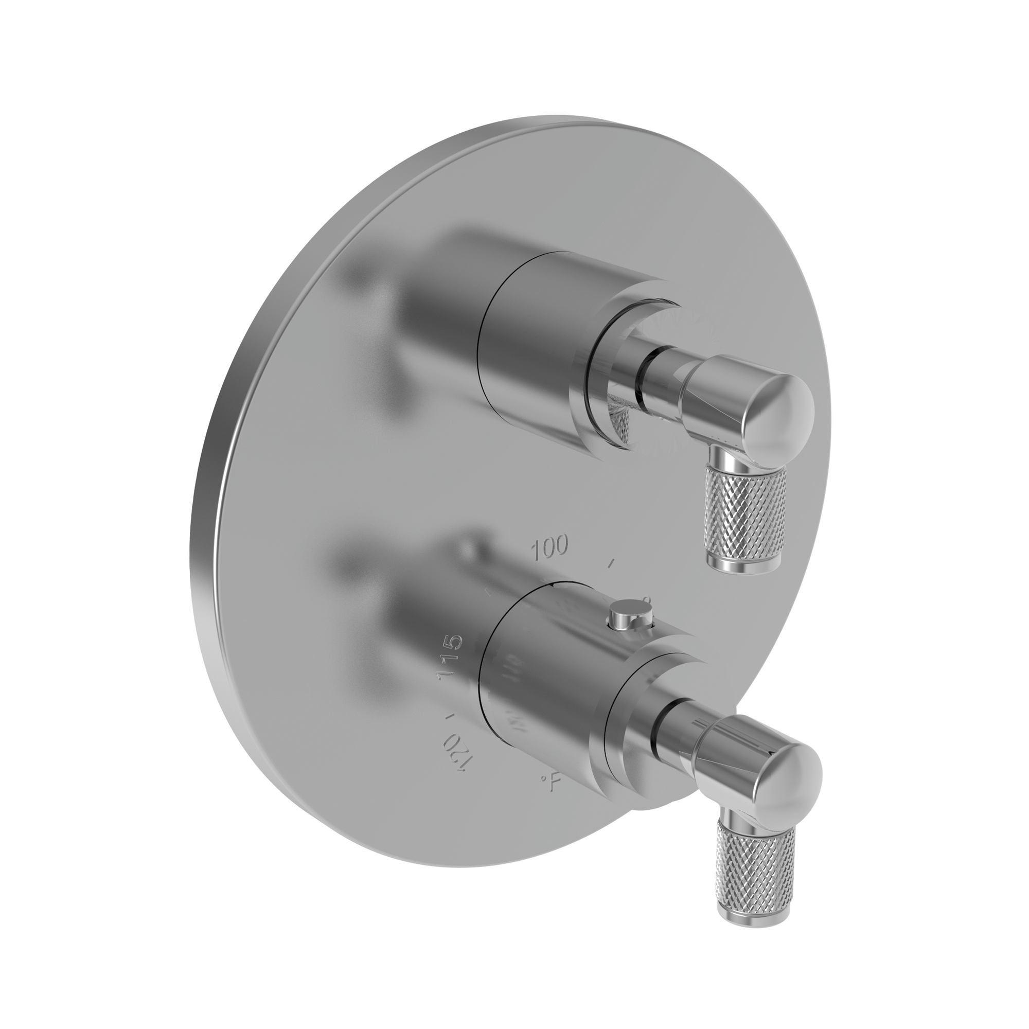 Newport Brass Clemens 1/2" Round Thermostatic Trim Plate with Handle