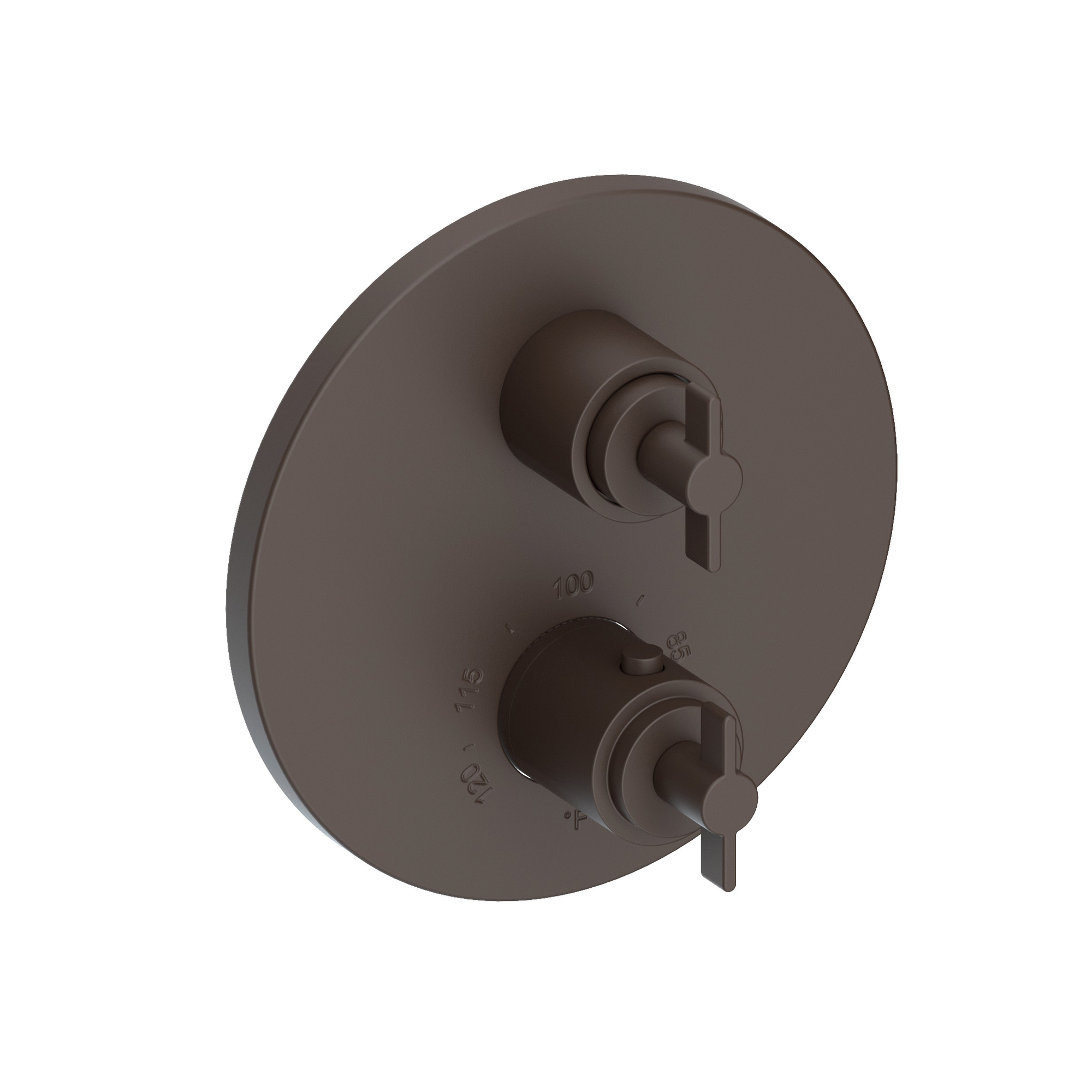 Newport Brass Tolmin® 1/2" Round Thermostatic Trim Plate with Handle