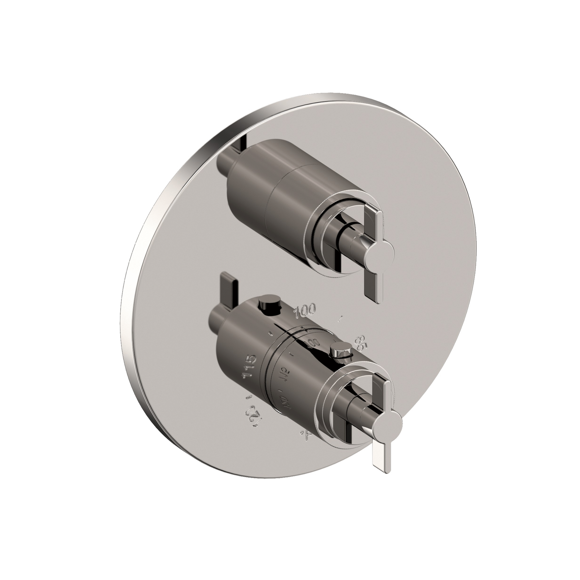 Newport Brass Tolmin® 1/2" Round Thermostatic Trim Plate with Handle