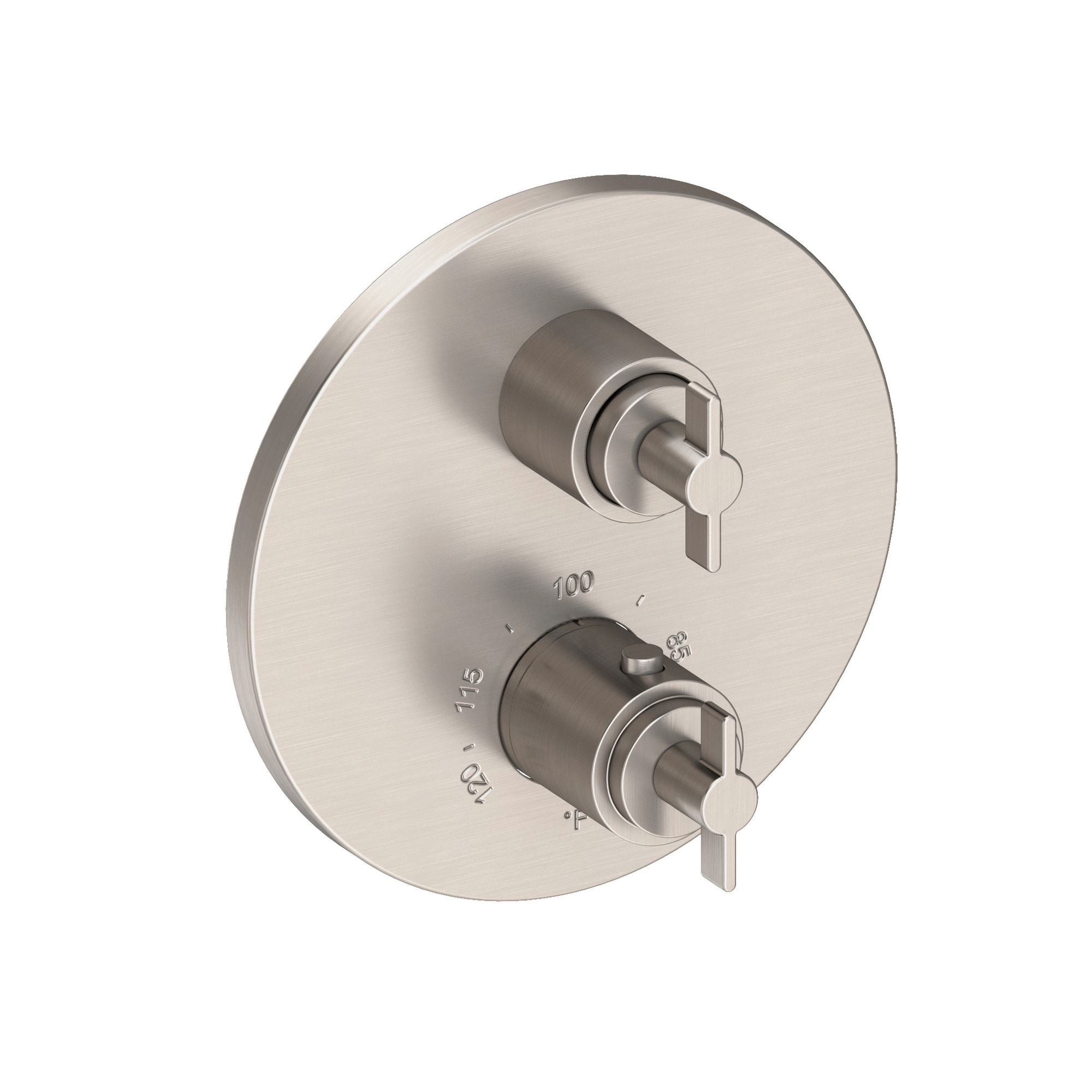 Newport Brass Tolmin® 1/2" Round Thermostatic Trim Plate with Handle
