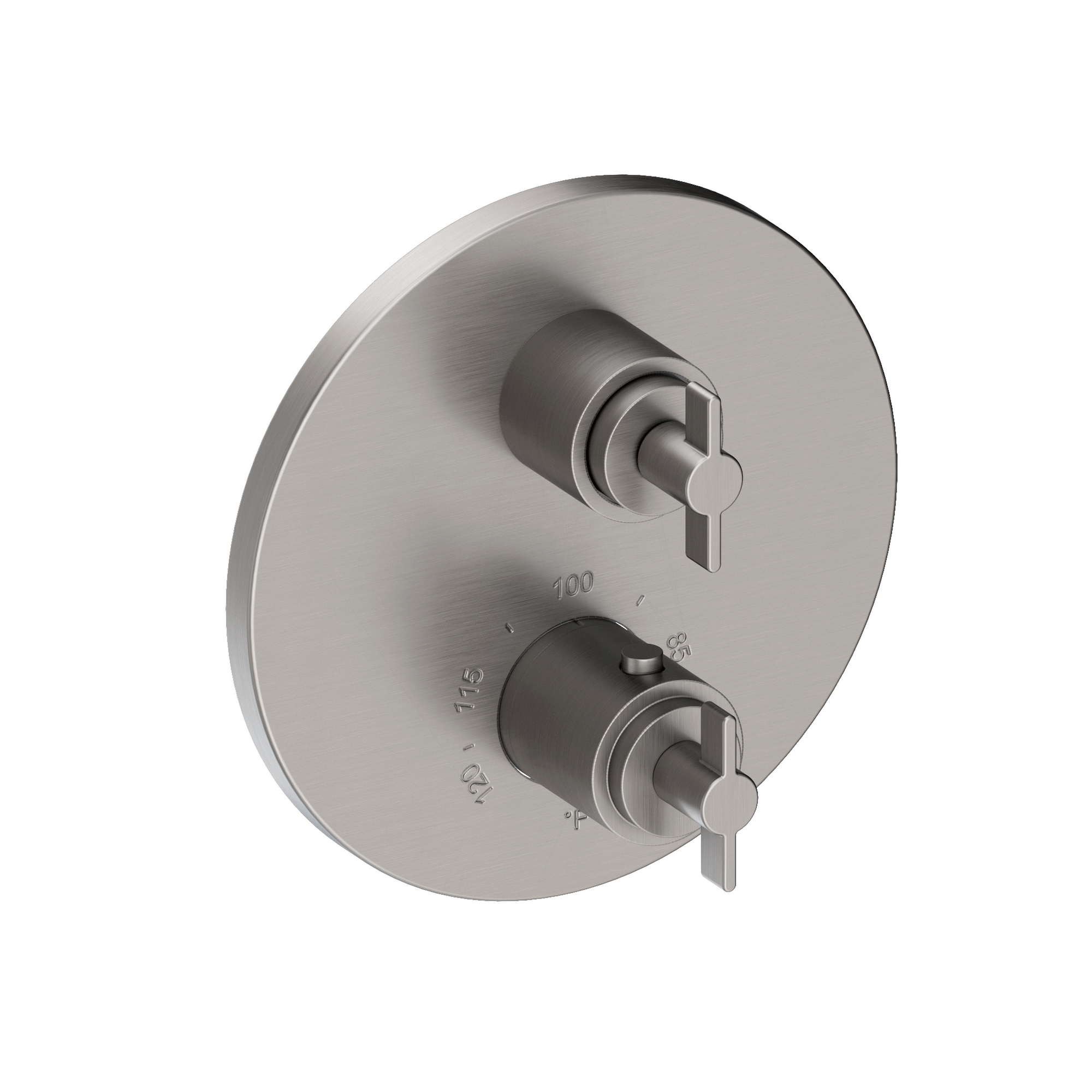 Newport Brass Tolmin® 1/2" Round Thermostatic Trim Plate with Handle