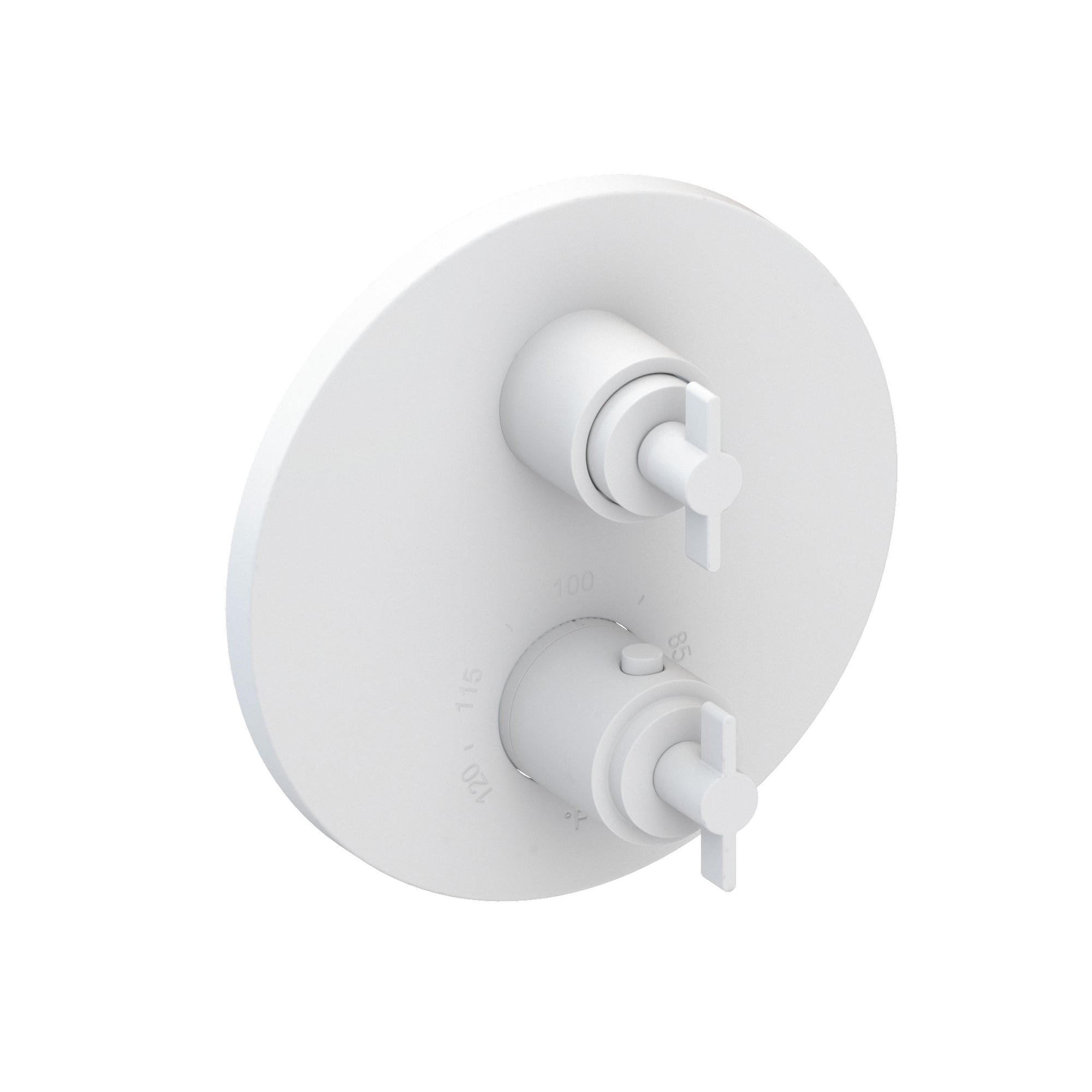 Newport Brass Tolmin® 1/2" Round Thermostatic Trim Plate with Handle