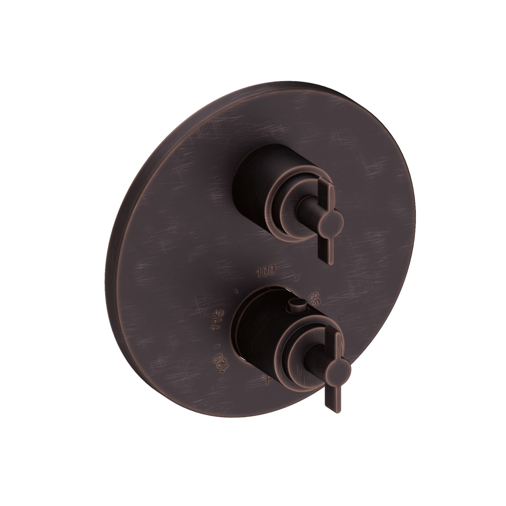 Newport Brass Tolmin® 1/2" Round Thermostatic Trim Plate with Handle