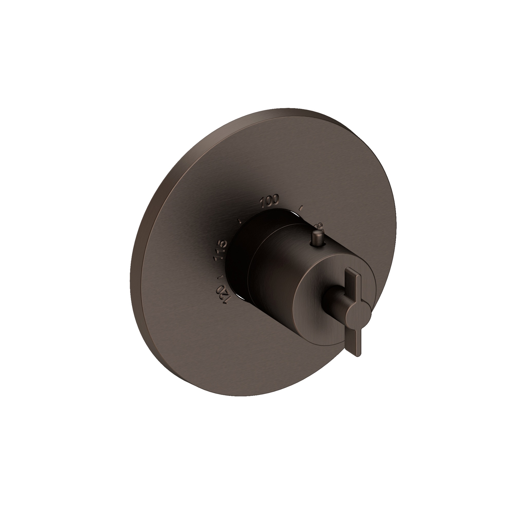 Newport Brass Tolmin® 3/4" Round Thermostatic Trim Plate with Handle
