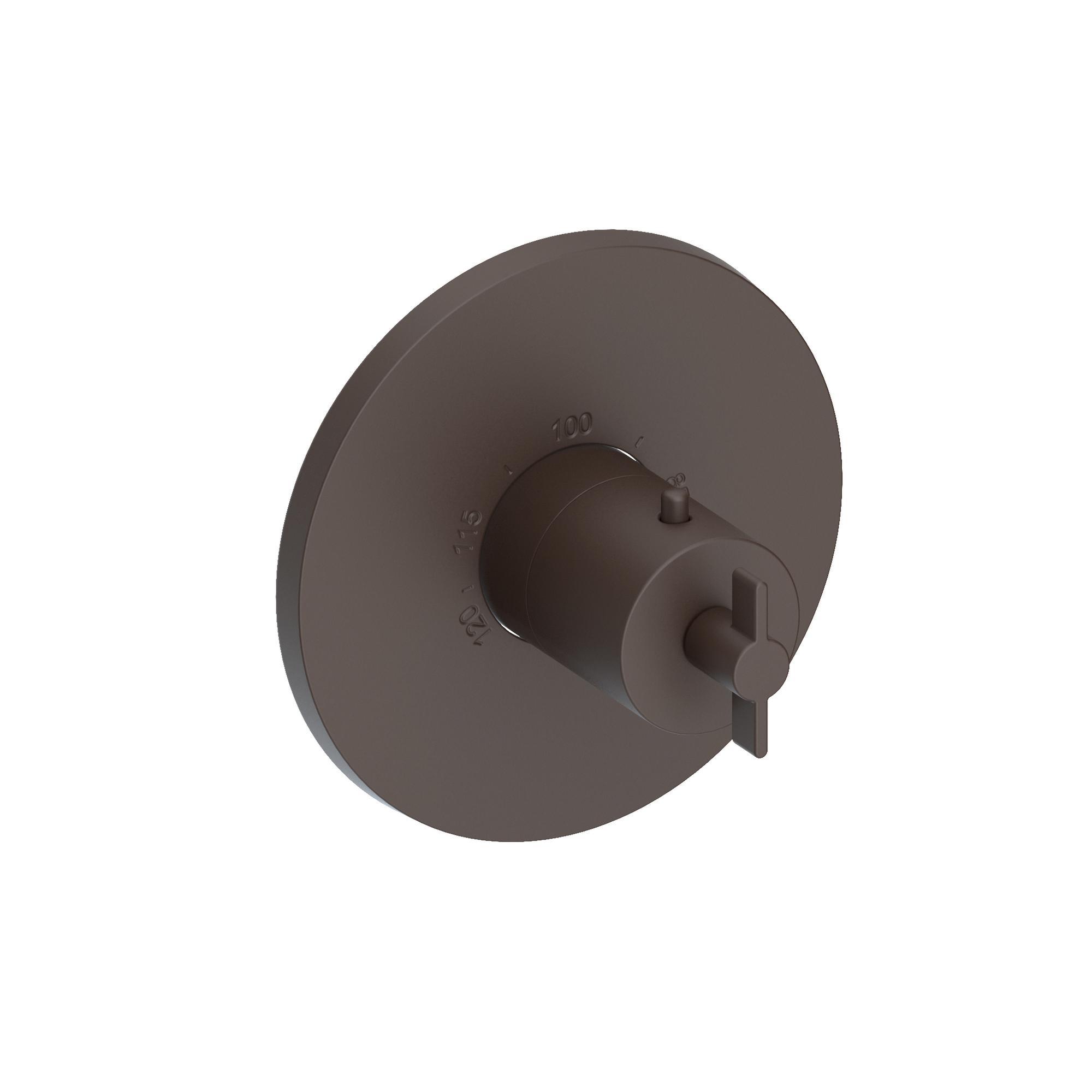 Newport Brass Tolmin® 3/4" Round Thermostatic Trim Plate with Handle