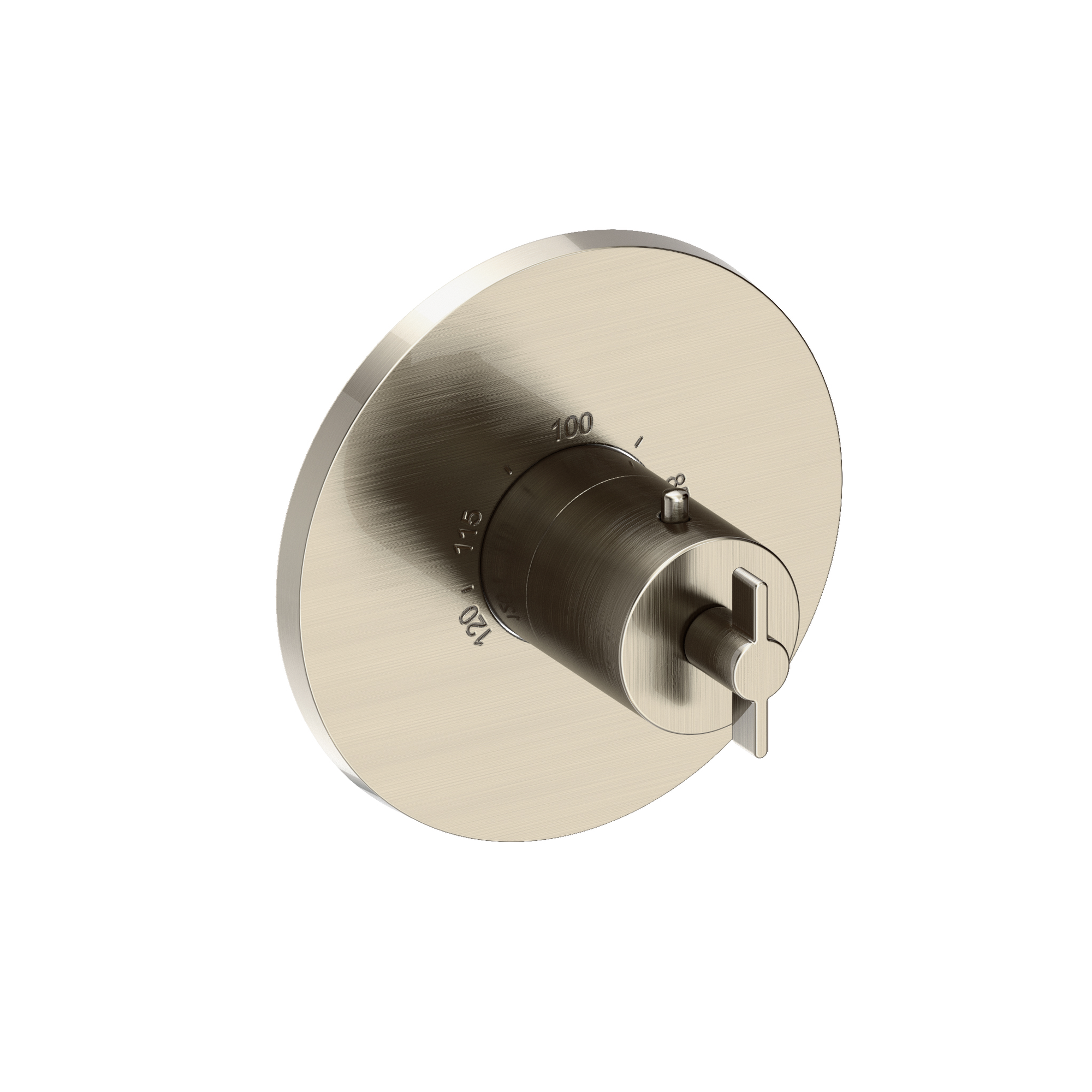 Newport Brass Tolmin® 3/4" Round Thermostatic Trim Plate with Handle