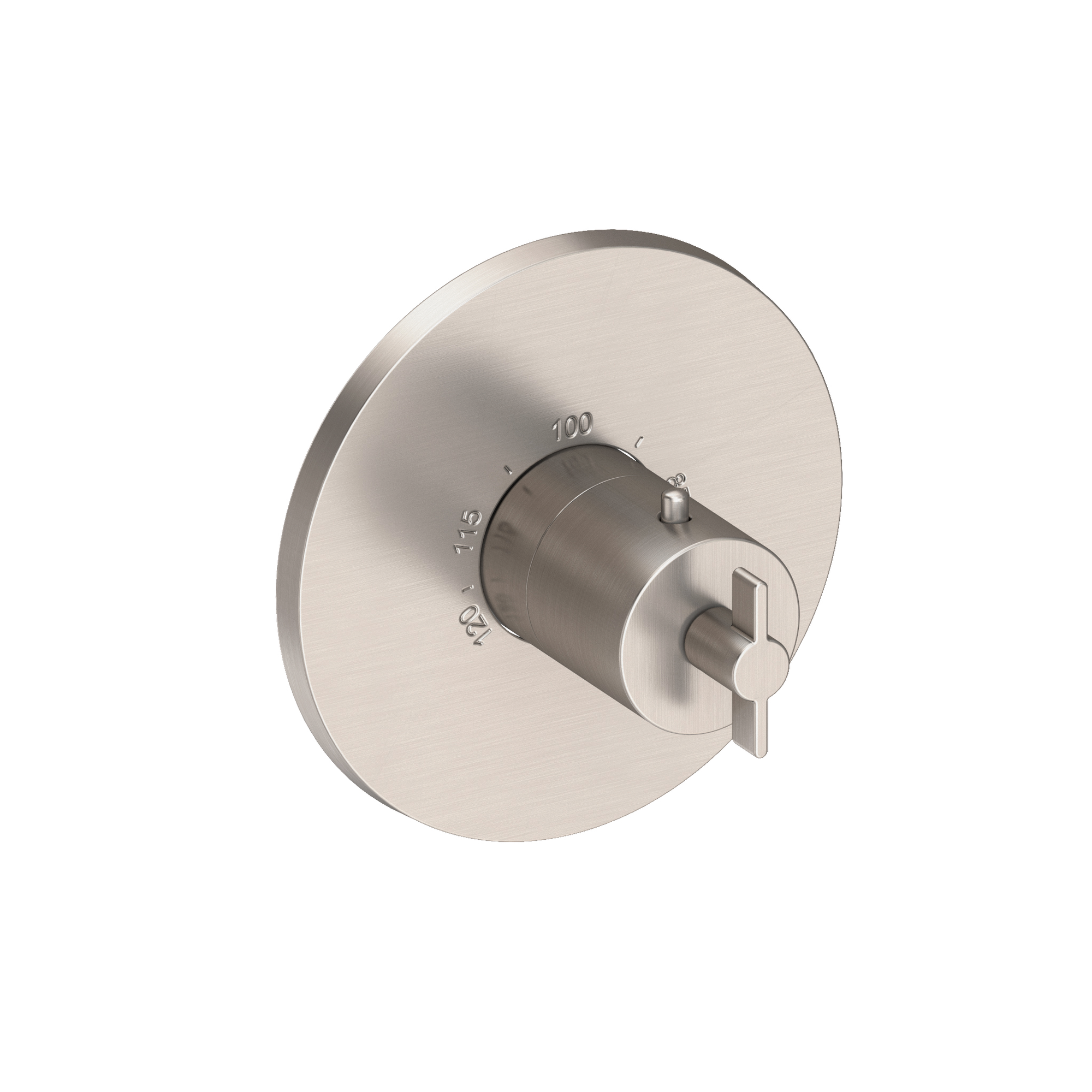 Newport Brass Tolmin® 3/4" Round Thermostatic Trim Plate with Handle
