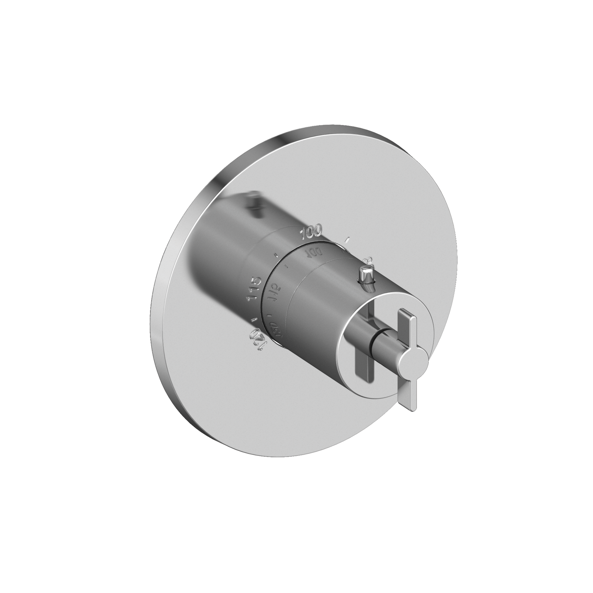 Newport Brass Tolmin® 3/4" Round Thermostatic Trim Plate with Handle