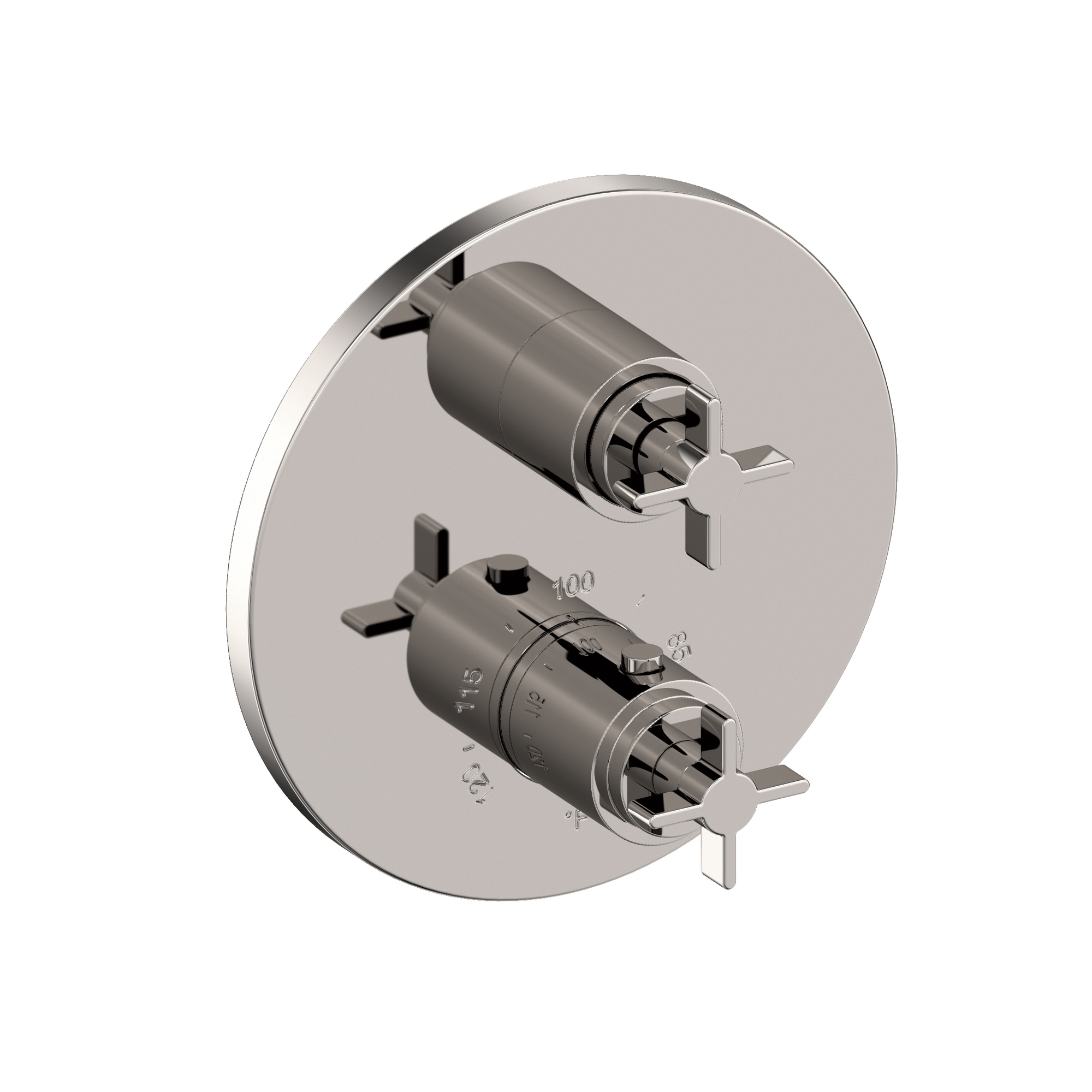 Newport Brass Tolmin® 1/2" Round Thermostatic Trim Plate with Handle