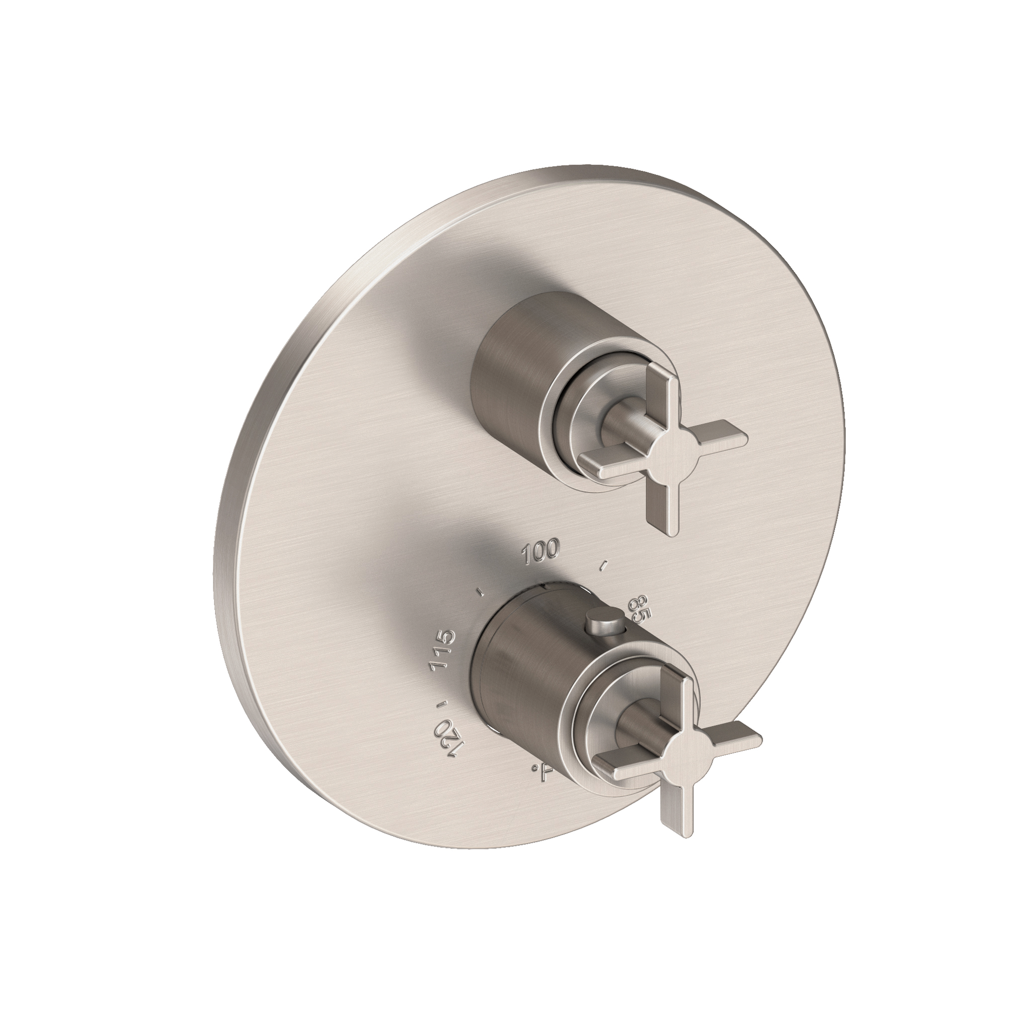 Newport Brass Tolmin® 1/2" Round Thermostatic Trim Plate with Handle