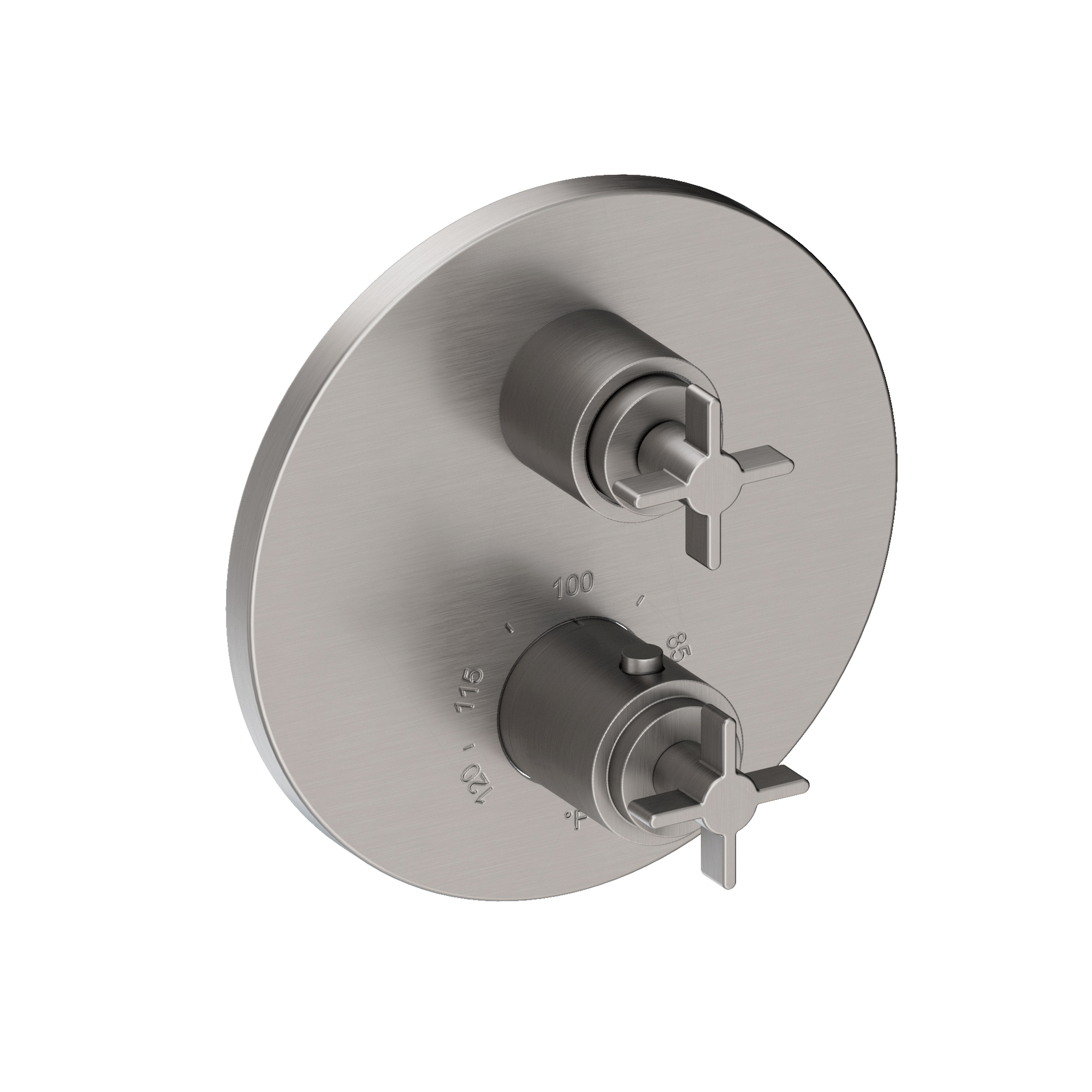 Newport Brass Tolmin® 1/2" Round Thermostatic Trim Plate with Handle