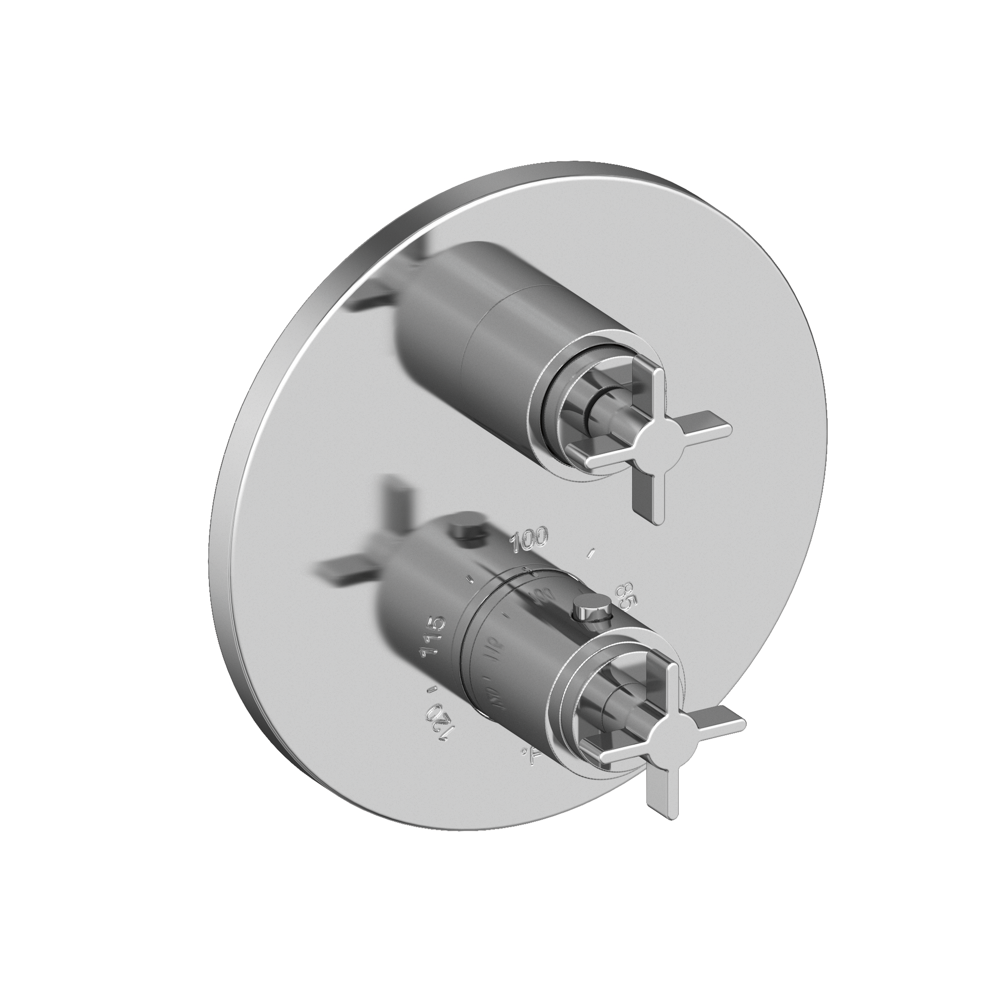 Newport Brass Tolmin® 1/2" Round Thermostatic Trim Plate with Handle