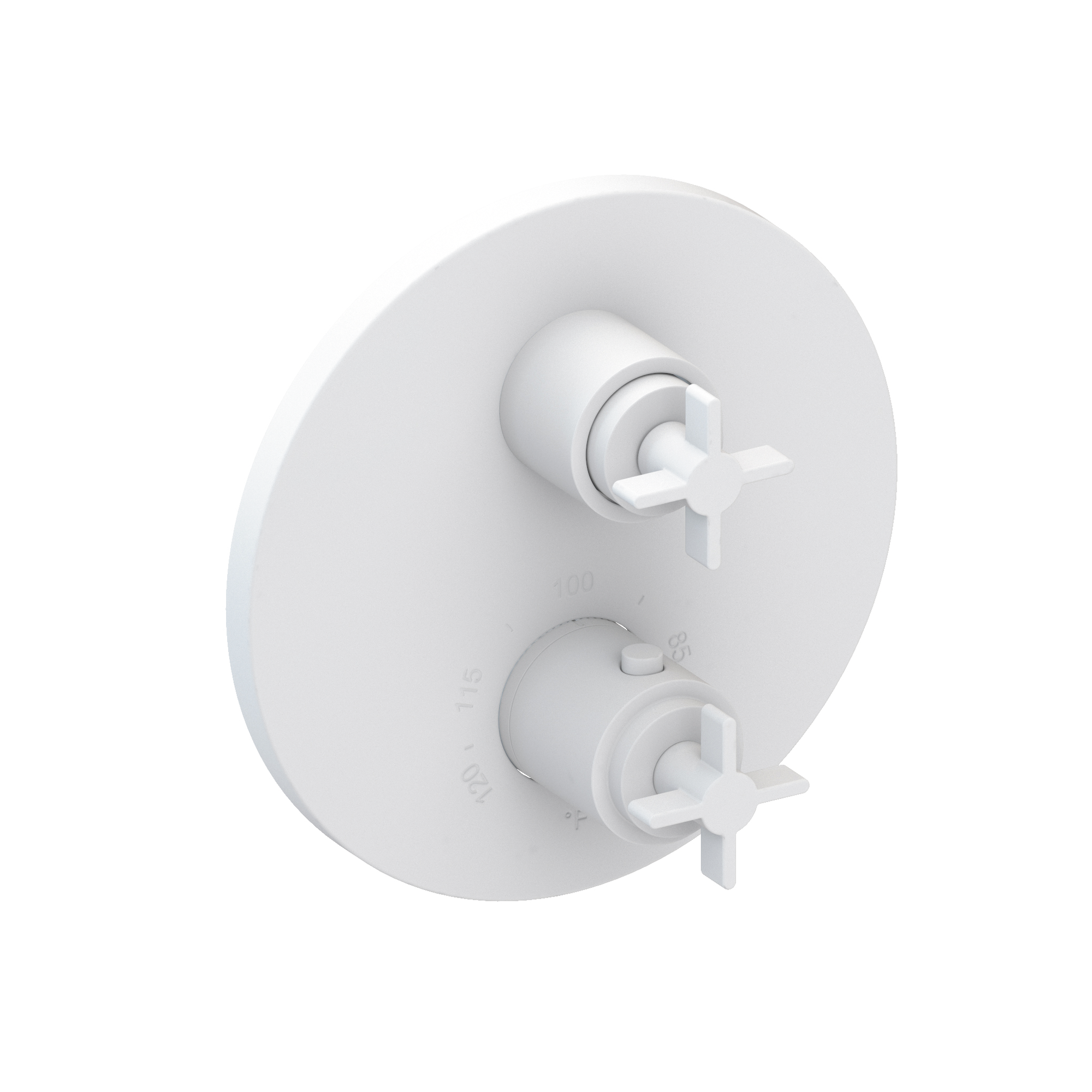Newport Brass Tolmin® 1/2" Round Thermostatic Trim Plate with Handle