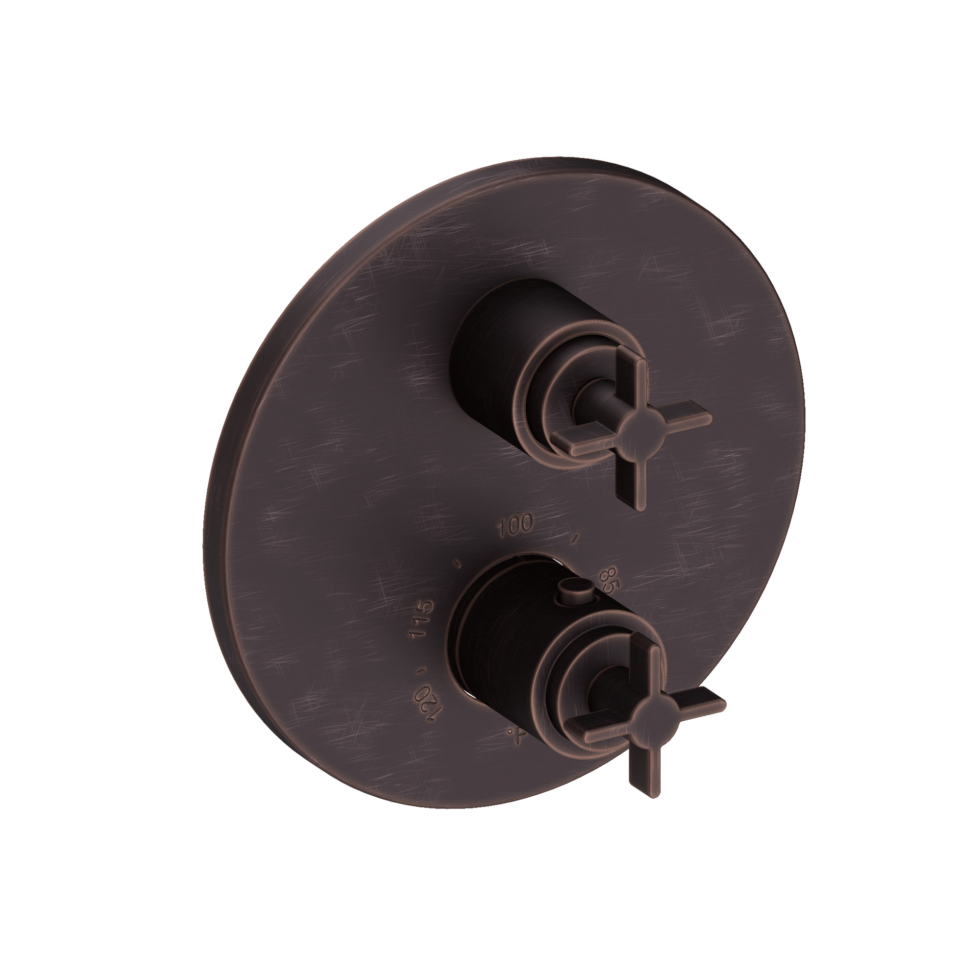Newport Brass Tolmin® 1/2" Round Thermostatic Trim Plate with Handle