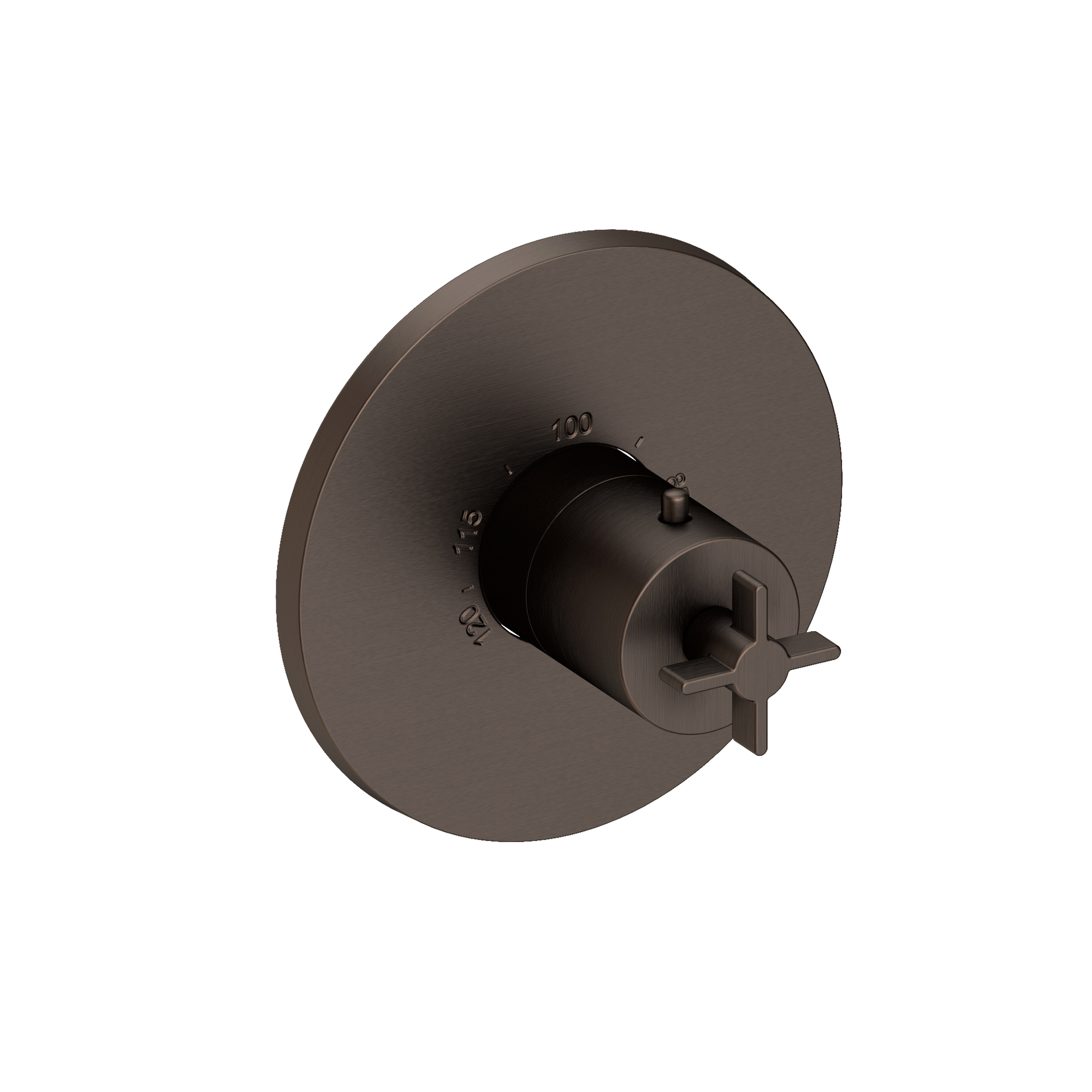 Newport Brass Tolmin® 3/4" Round Thermostatic Trim Plate with Handle