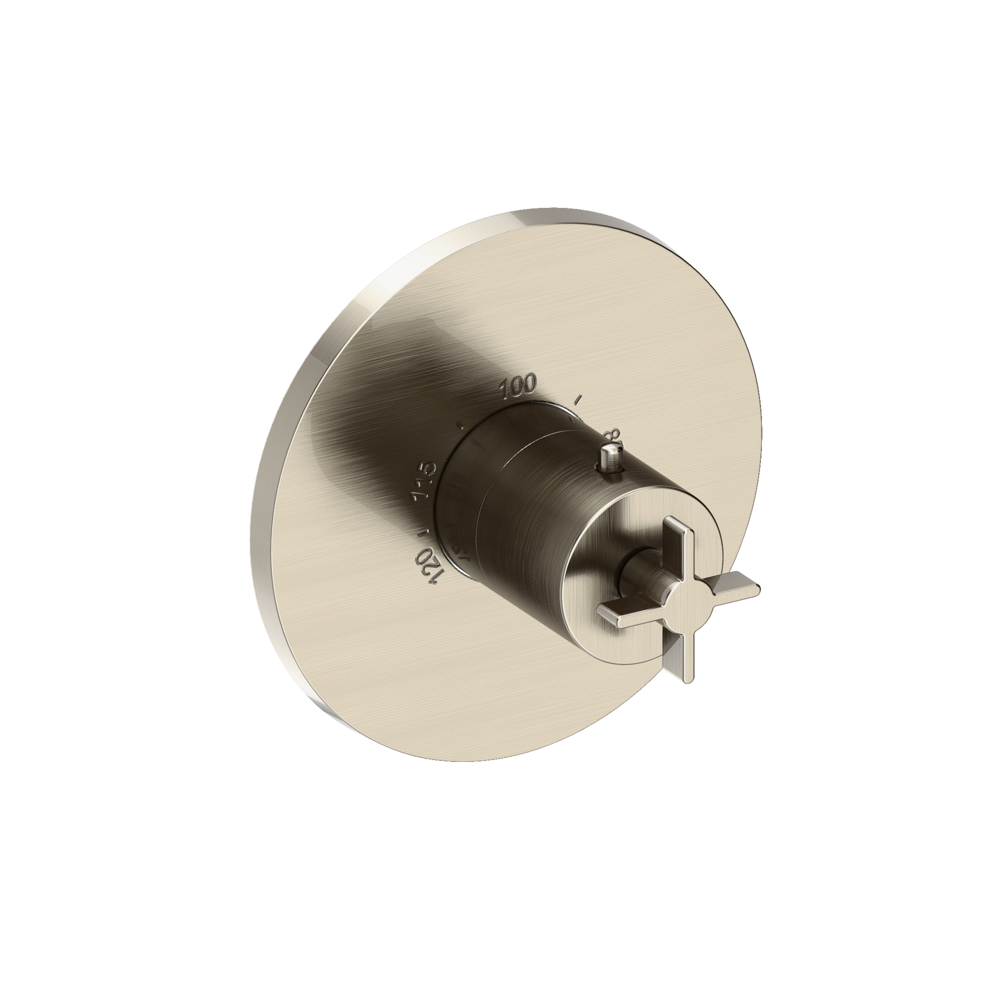 Newport Brass Tolmin® 3/4" Round Thermostatic Trim Plate with Handle
