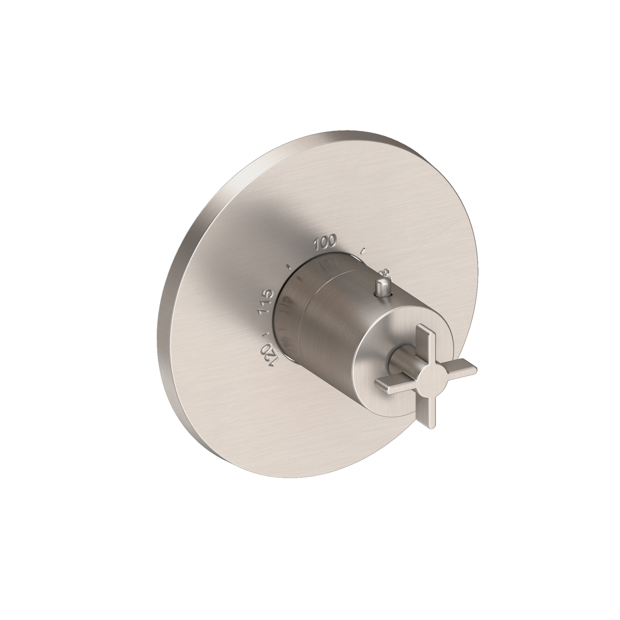 Newport Brass Tolmin® 3/4" Round Thermostatic Trim Plate with Handle