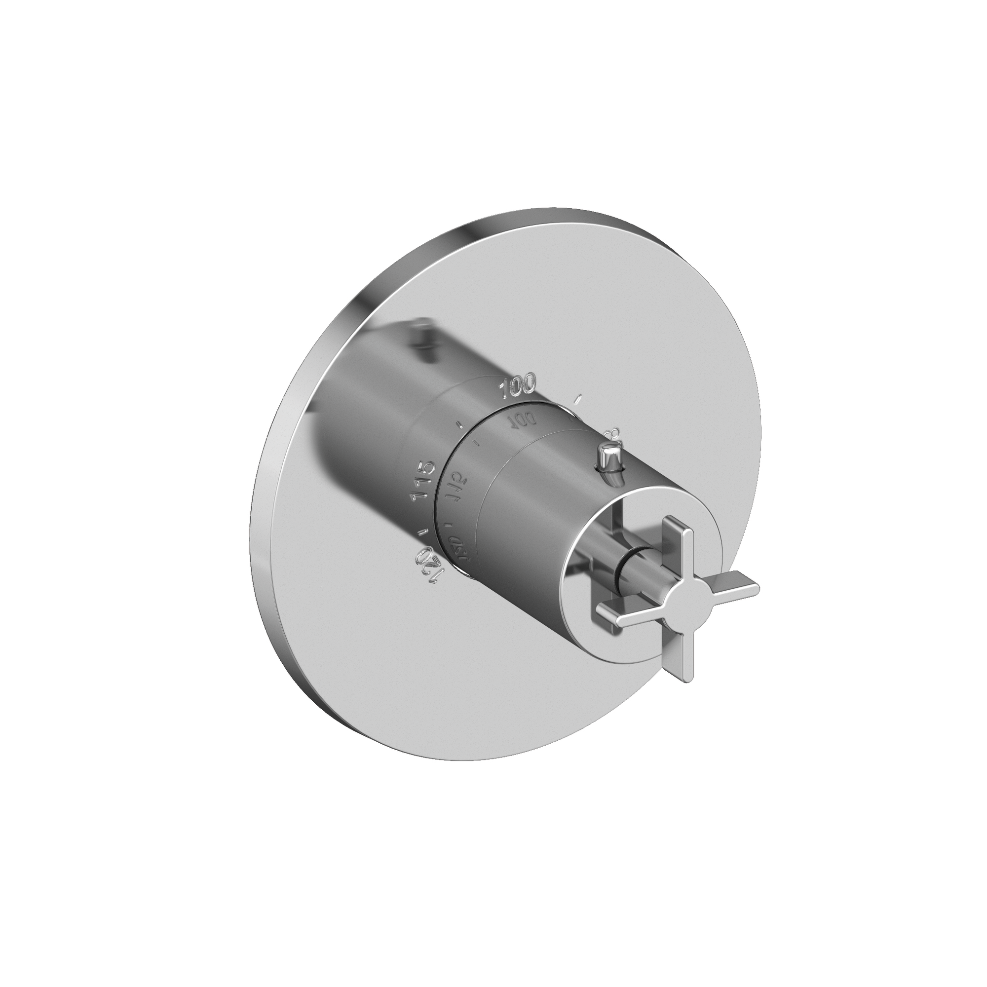 Newport Brass Tolmin® 3/4" Round Thermostatic Trim Plate with Handle