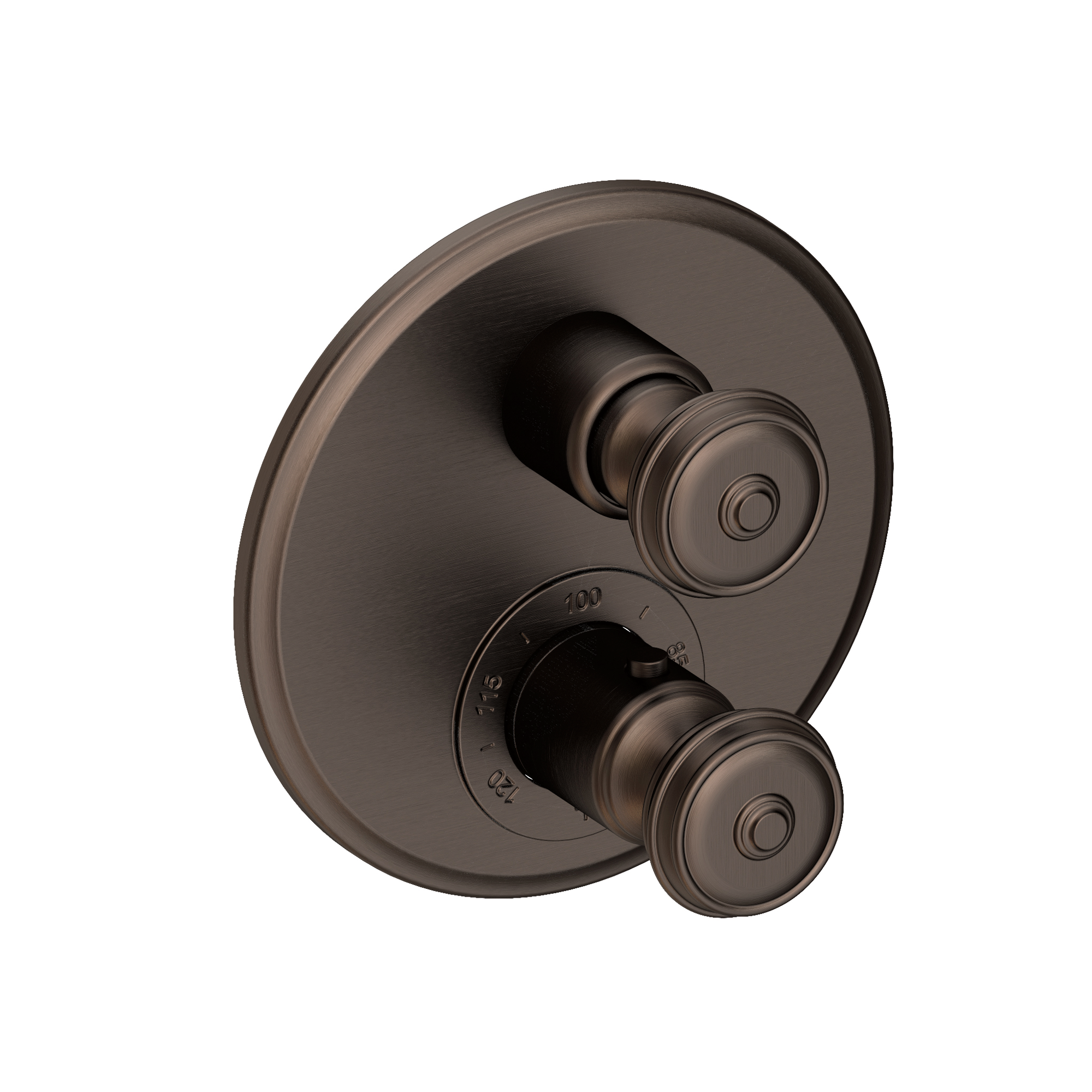 Newport Brass Seaport® 1/2" Round Thermostatic Trim Plate with Handle