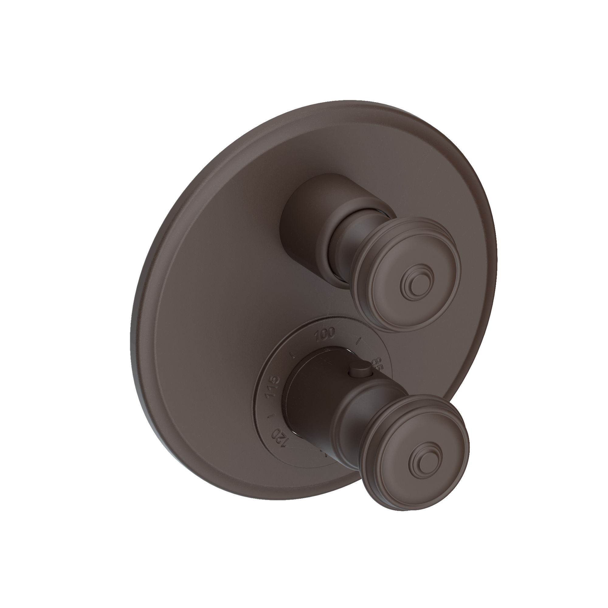 Newport Brass Seaport® 1/2" Round Thermostatic Trim Plate with Handle
