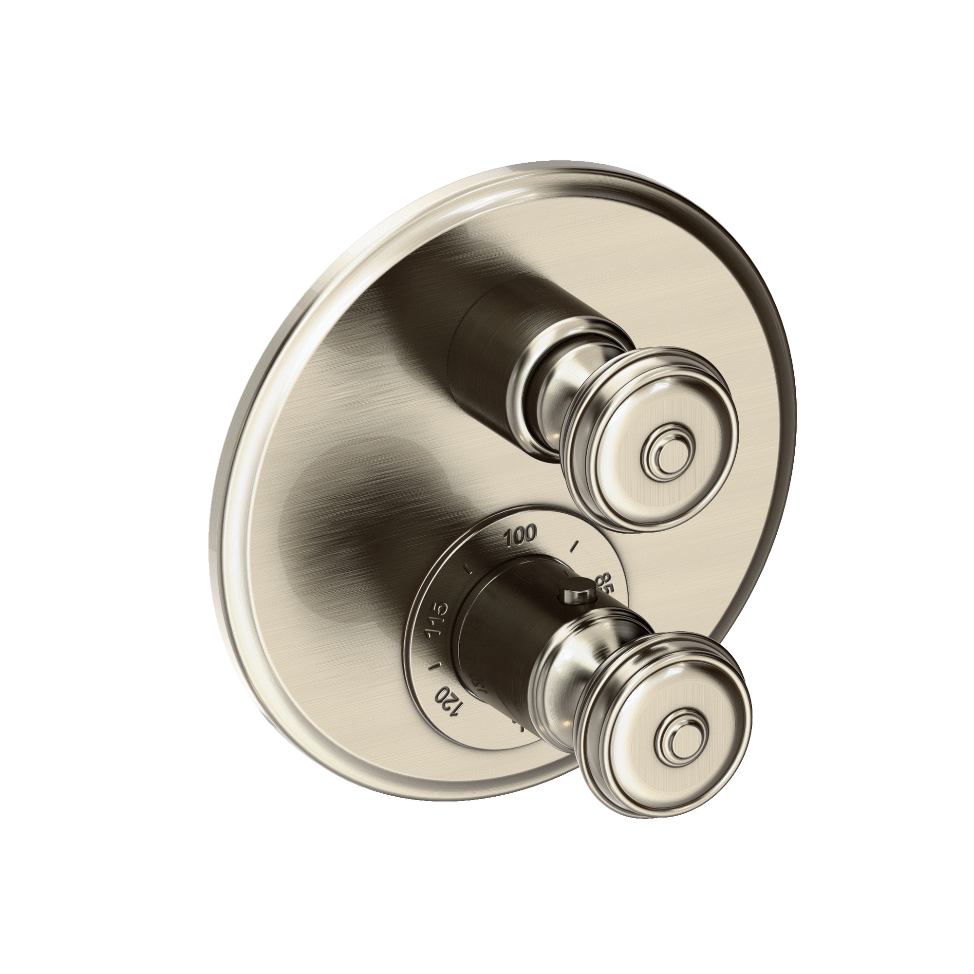 Newport Brass Seaport® 1/2" Round Thermostatic Trim Plate with Handle