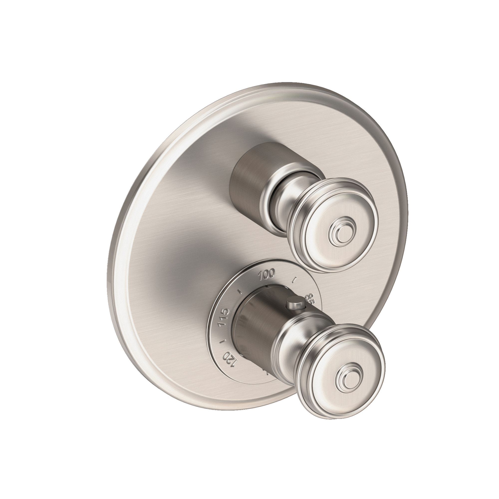 Newport Brass Seaport® 1/2" Round Thermostatic Trim Plate with Handle