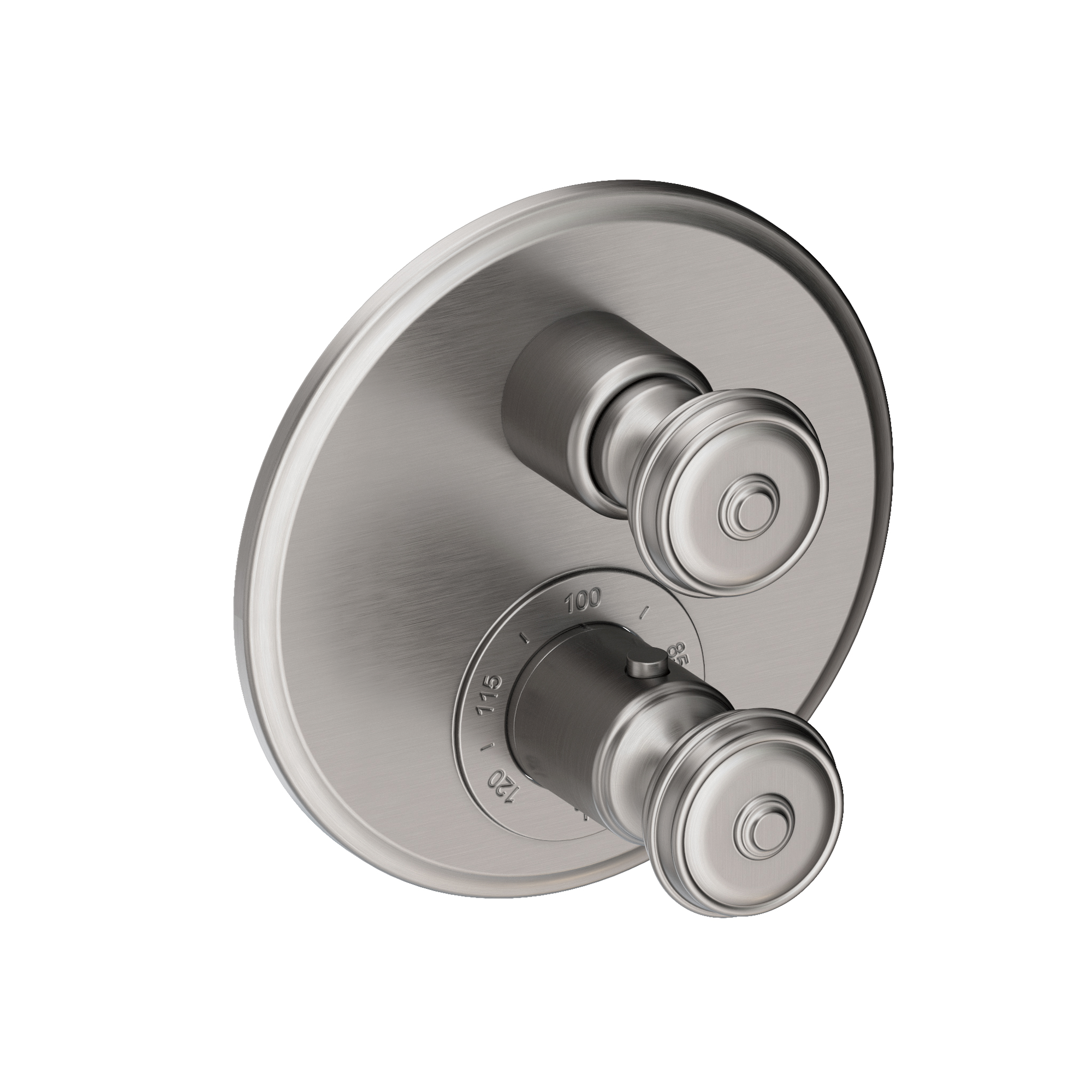 Newport Brass Seaport® 1/2" Round Thermostatic Trim Plate with Handle