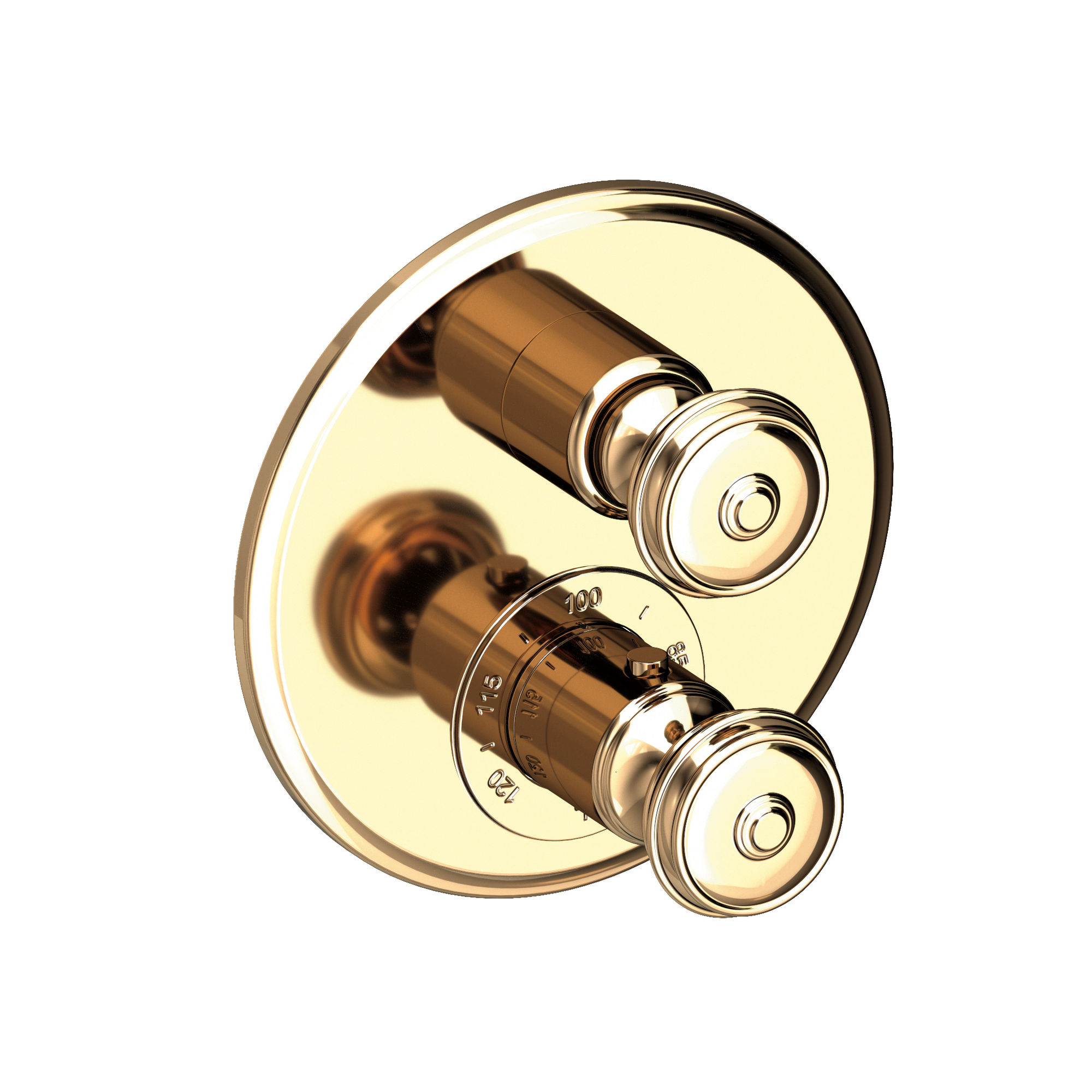 Newport Brass Seaport® 1/2" Round Thermostatic Trim Plate with Handle