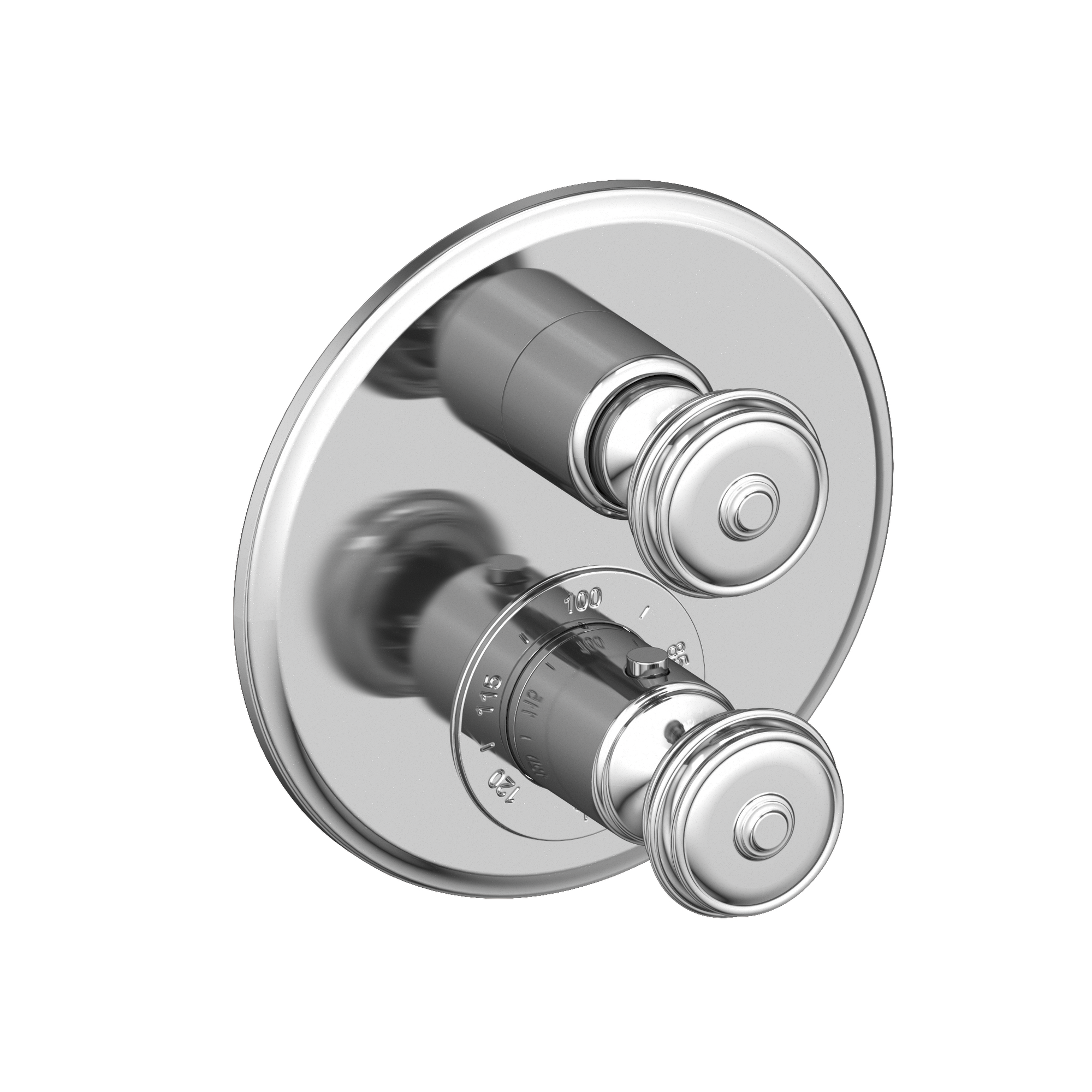 Newport Brass Seaport® 1/2" Round Thermostatic Trim Plate with Handle