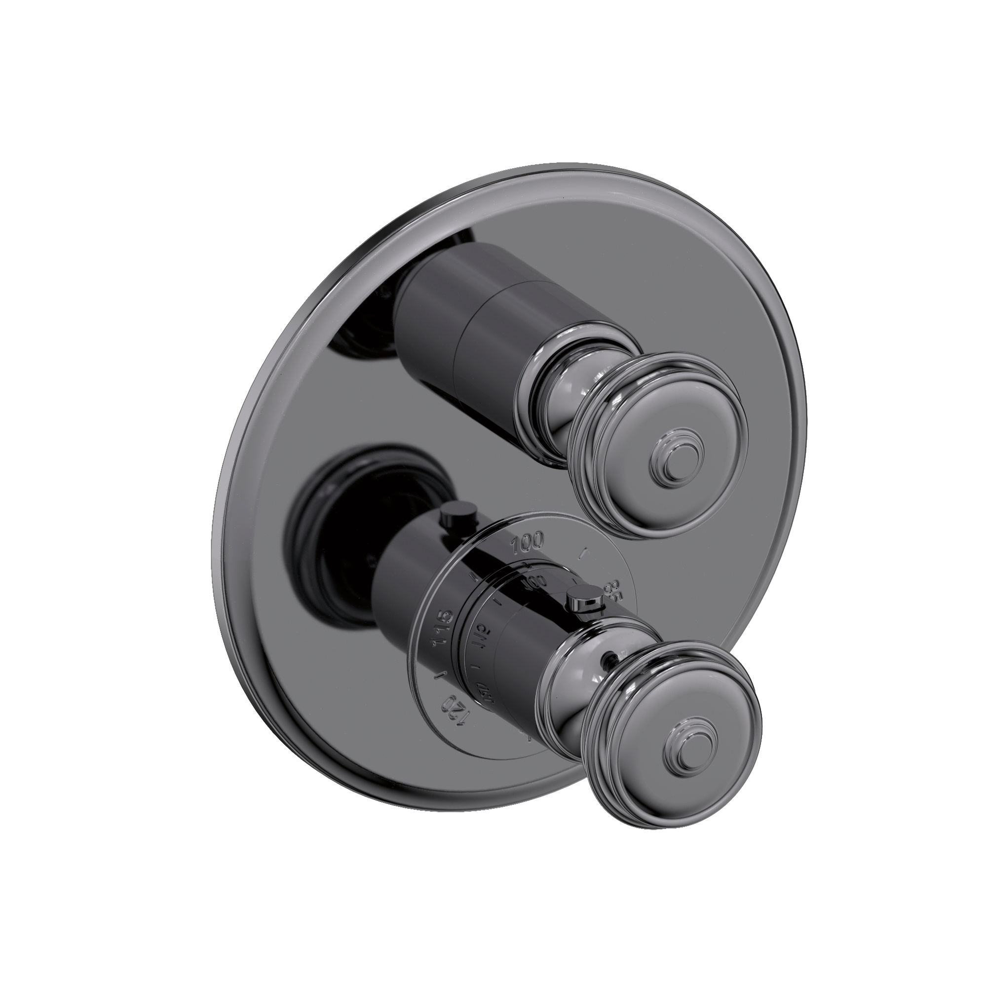 Newport Brass Seaport® 1/2" Round Thermostatic Trim Plate with Handle