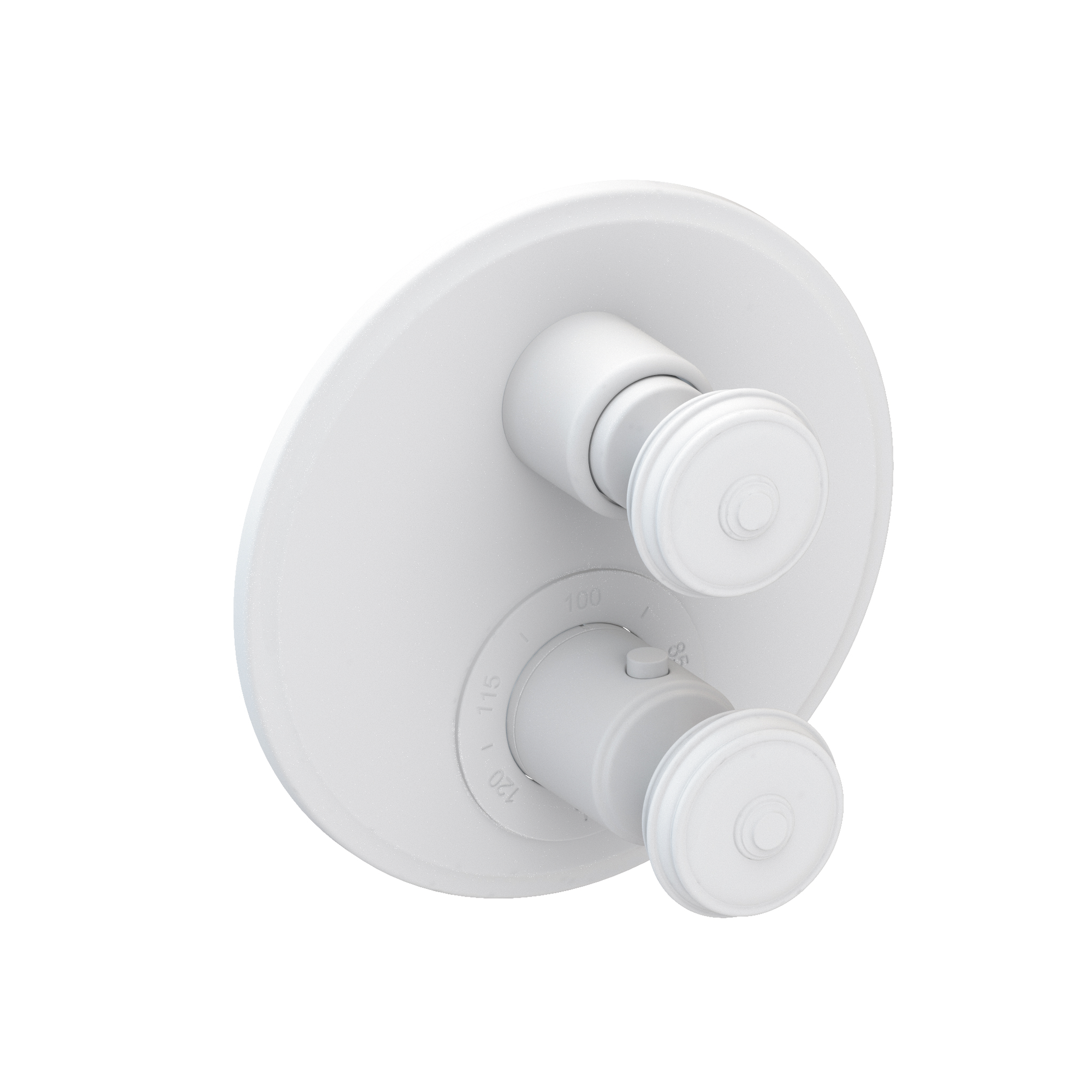 Newport Brass Seaport® 1/2" Round Thermostatic Trim Plate with Handle