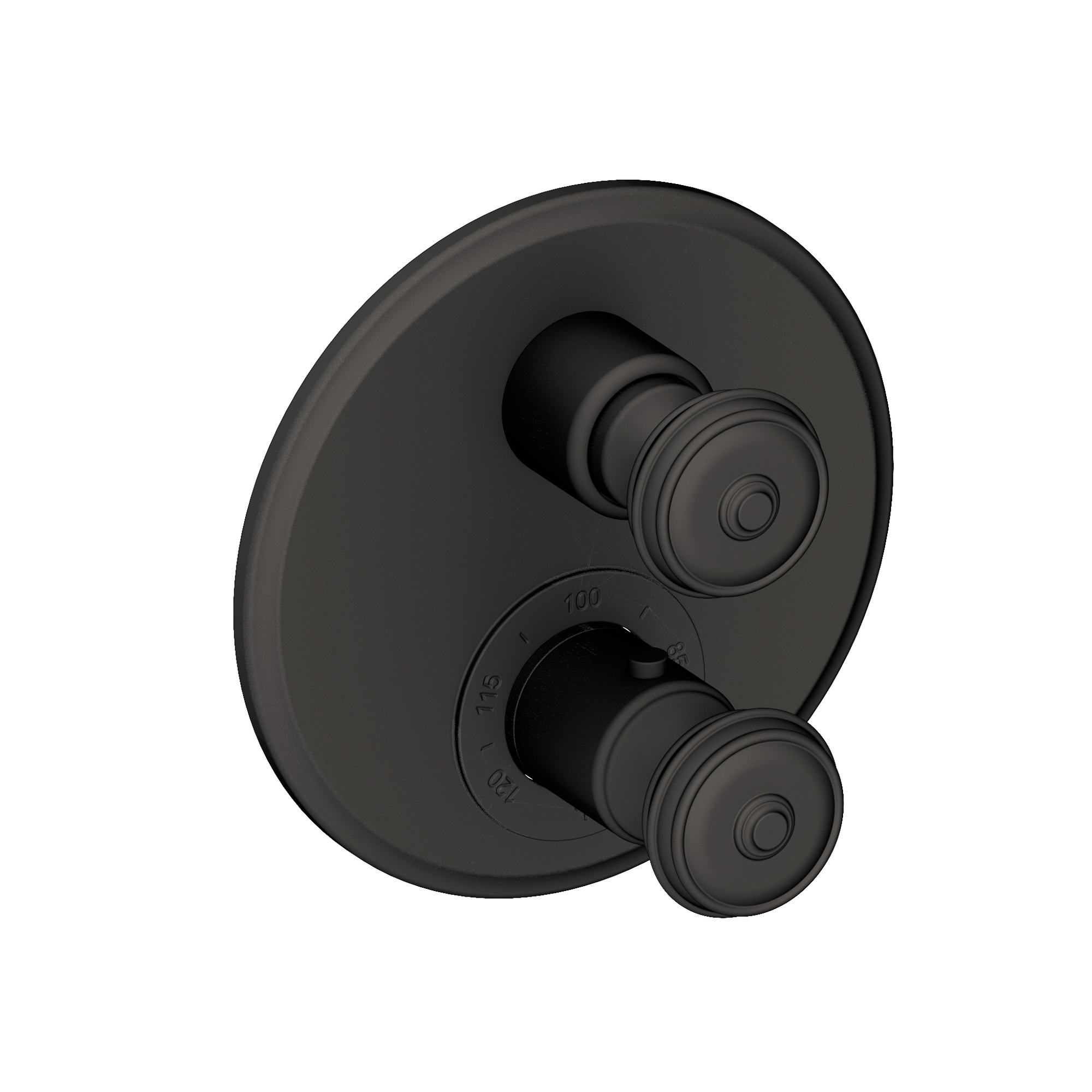Newport Brass Seaport® 1/2" Round Thermostatic Trim Plate with Handle