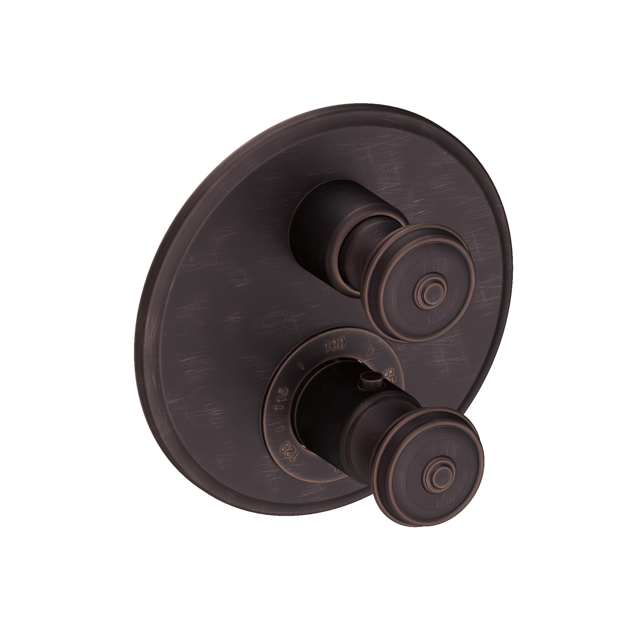 Newport Brass Seaport® 1/2" Round Thermostatic Trim Plate with Handle