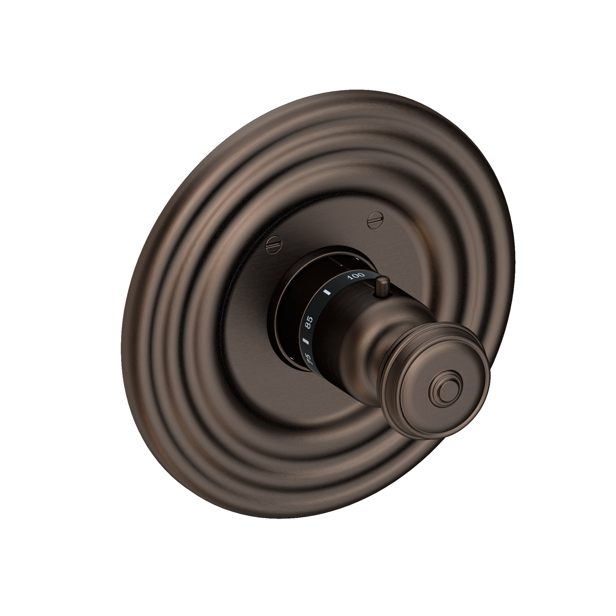 Newport Brass Seaport® 3/4" Round Thermostatic Trim Plate with Handle