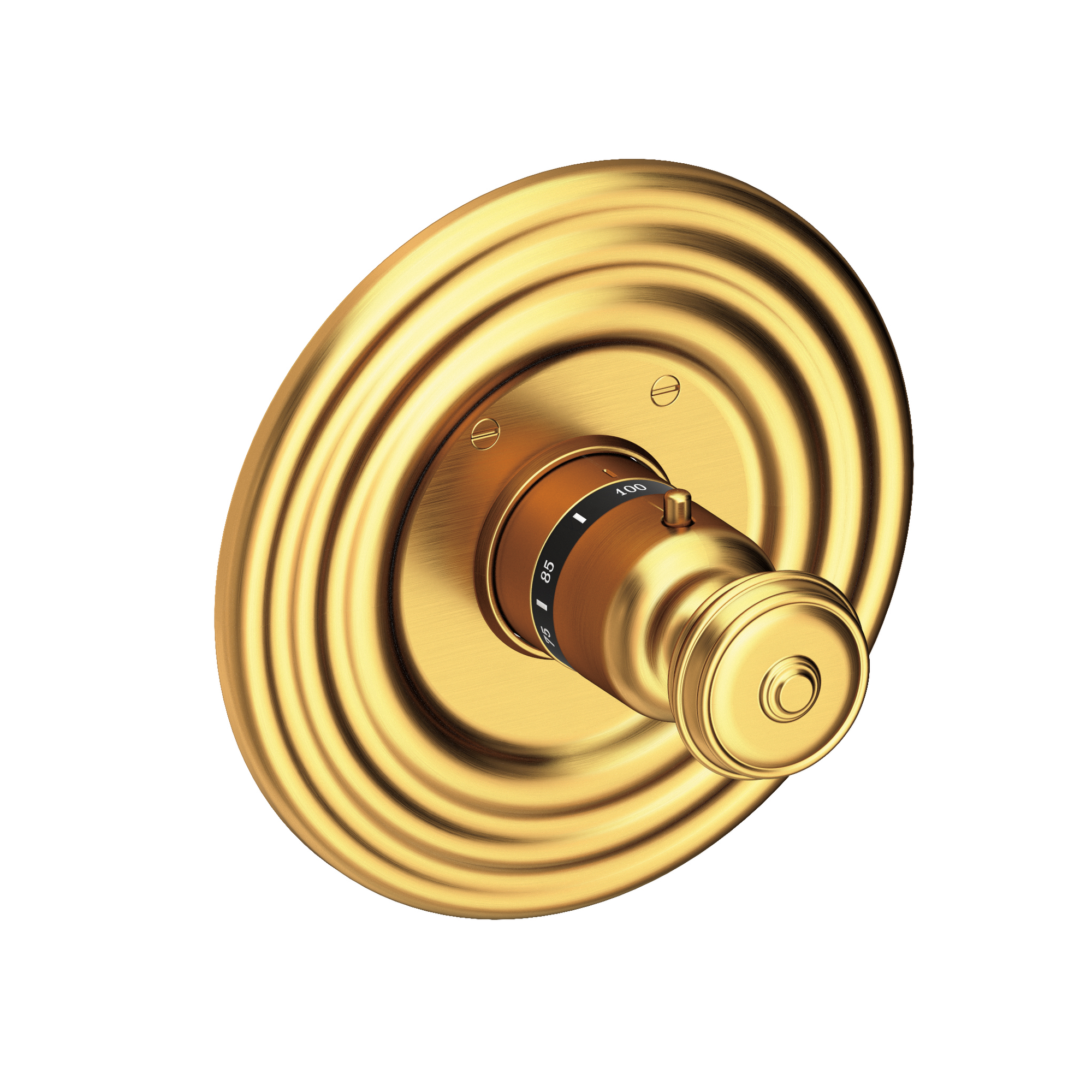 Newport Brass Seaport® 3/4" Round Thermostatic Trim Plate with Handle