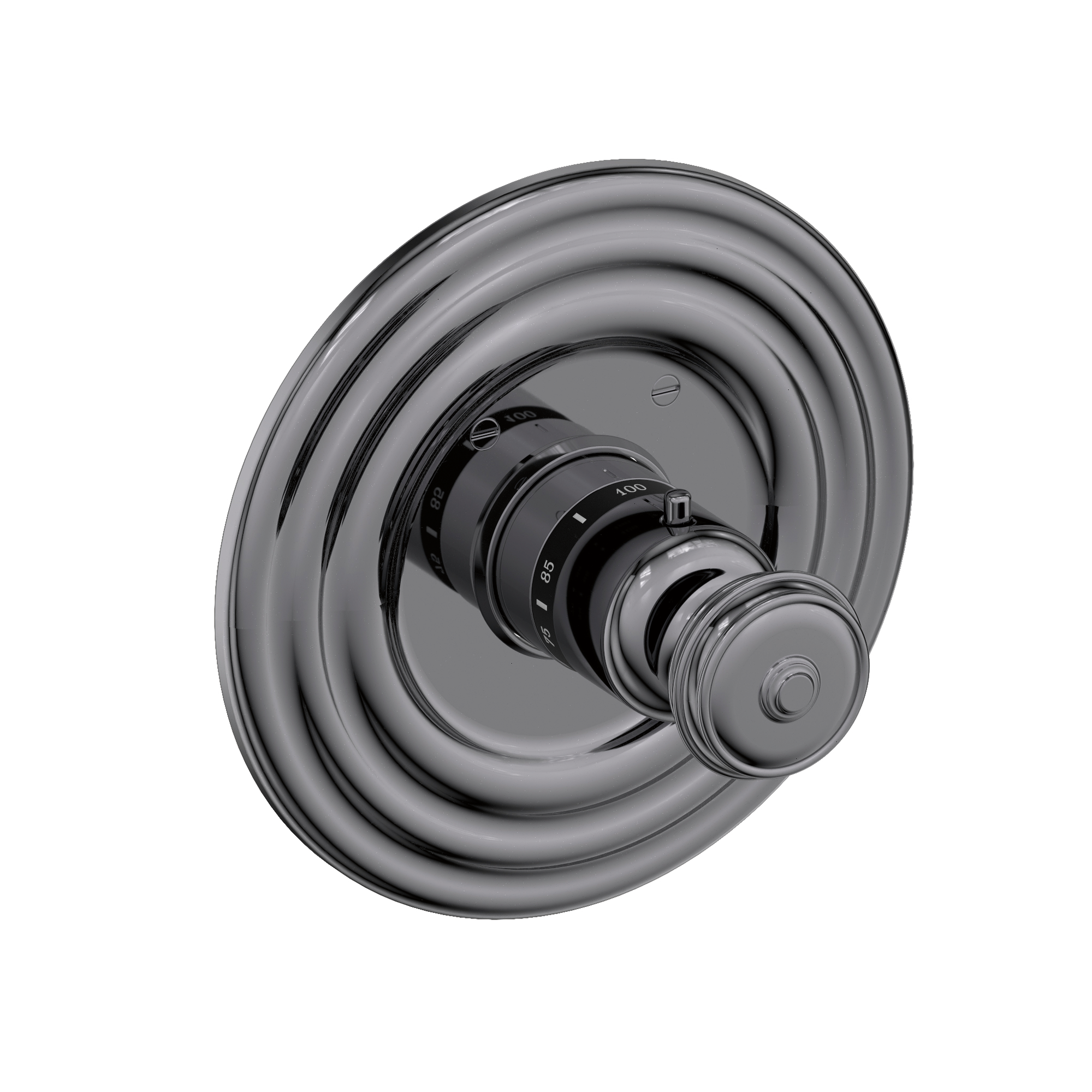 Newport Brass Seaport® 3/4" Round Thermostatic Trim Plate with Handle