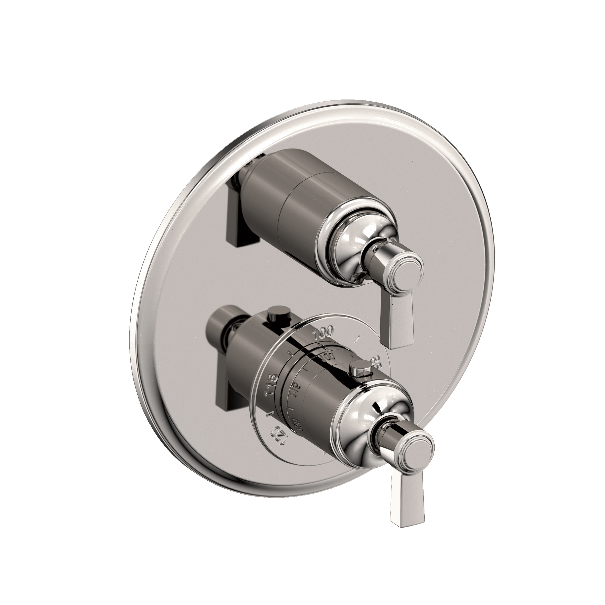 Newport Brass Astor® 1/2" Round Thermostatic Trim Plate with Handle 3-913TR
